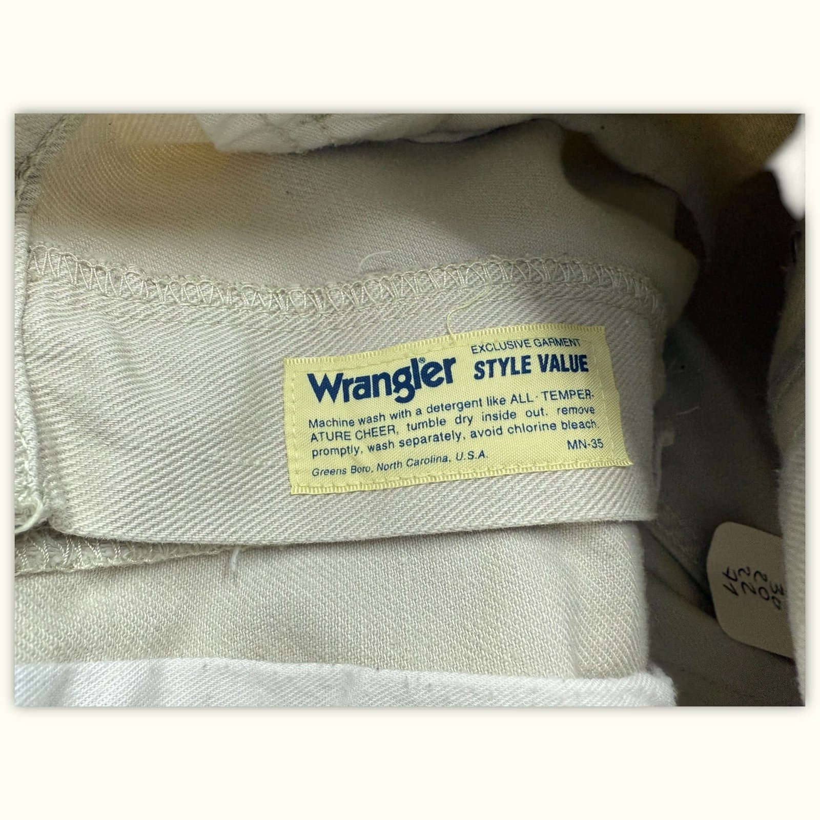 Wrangler Jean Regular Homme 1990s Western – W31