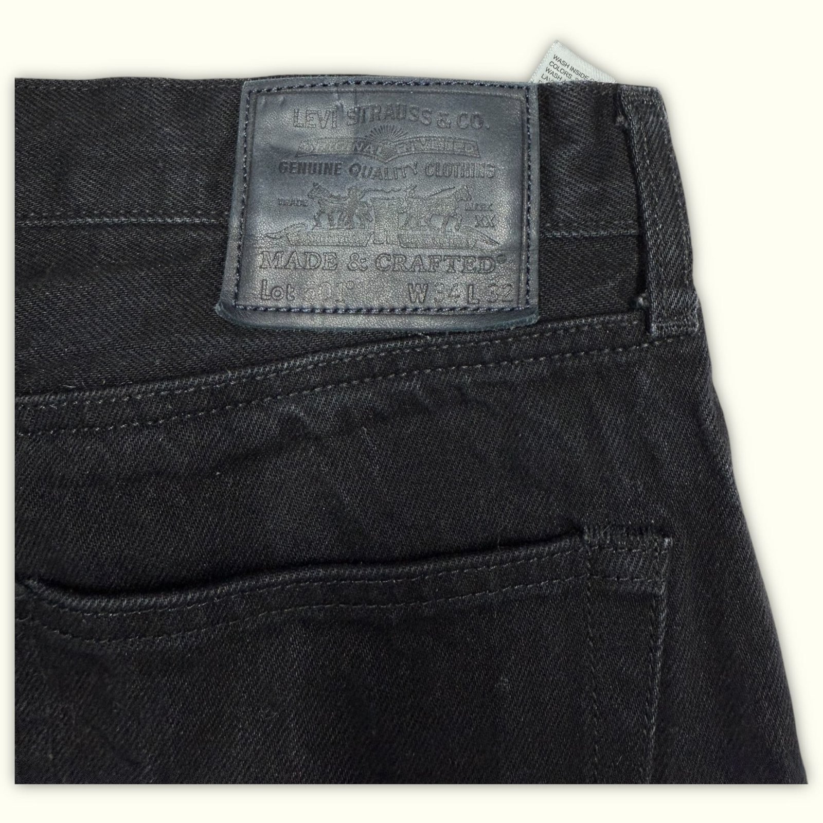 Levi'S 501 1980s Jean Regular Homme 1980s Vintage – W34
