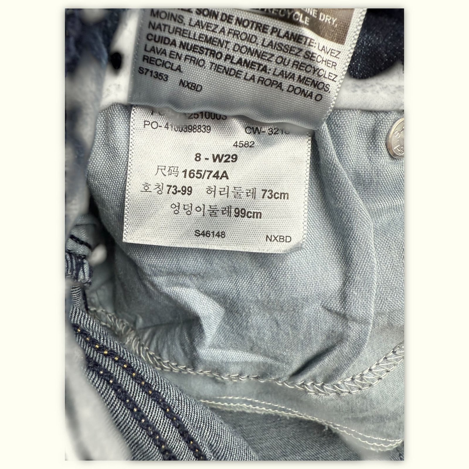 Denizen From Levi'S Short Slim Femme Moderne – W29