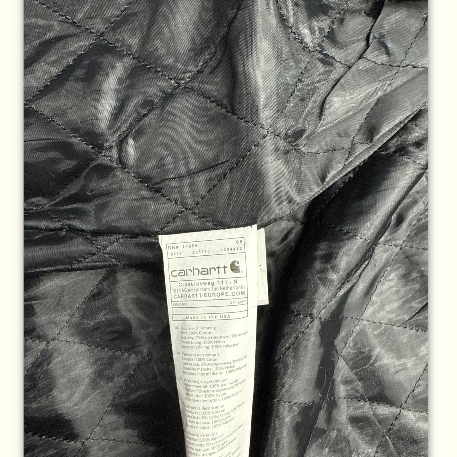 Carhartt Veste Regular Homme 2010s Workwear – M
