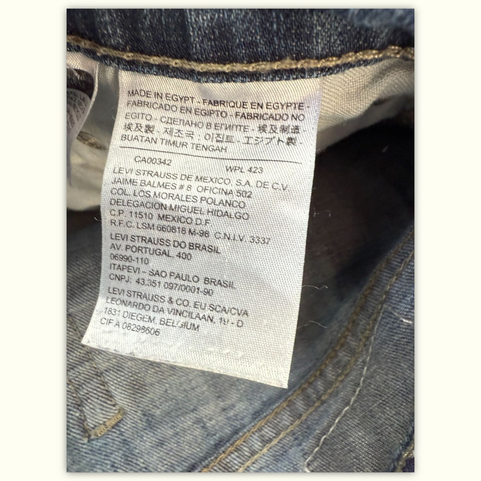 Levi'S Short Slim Homme Vintage – W34