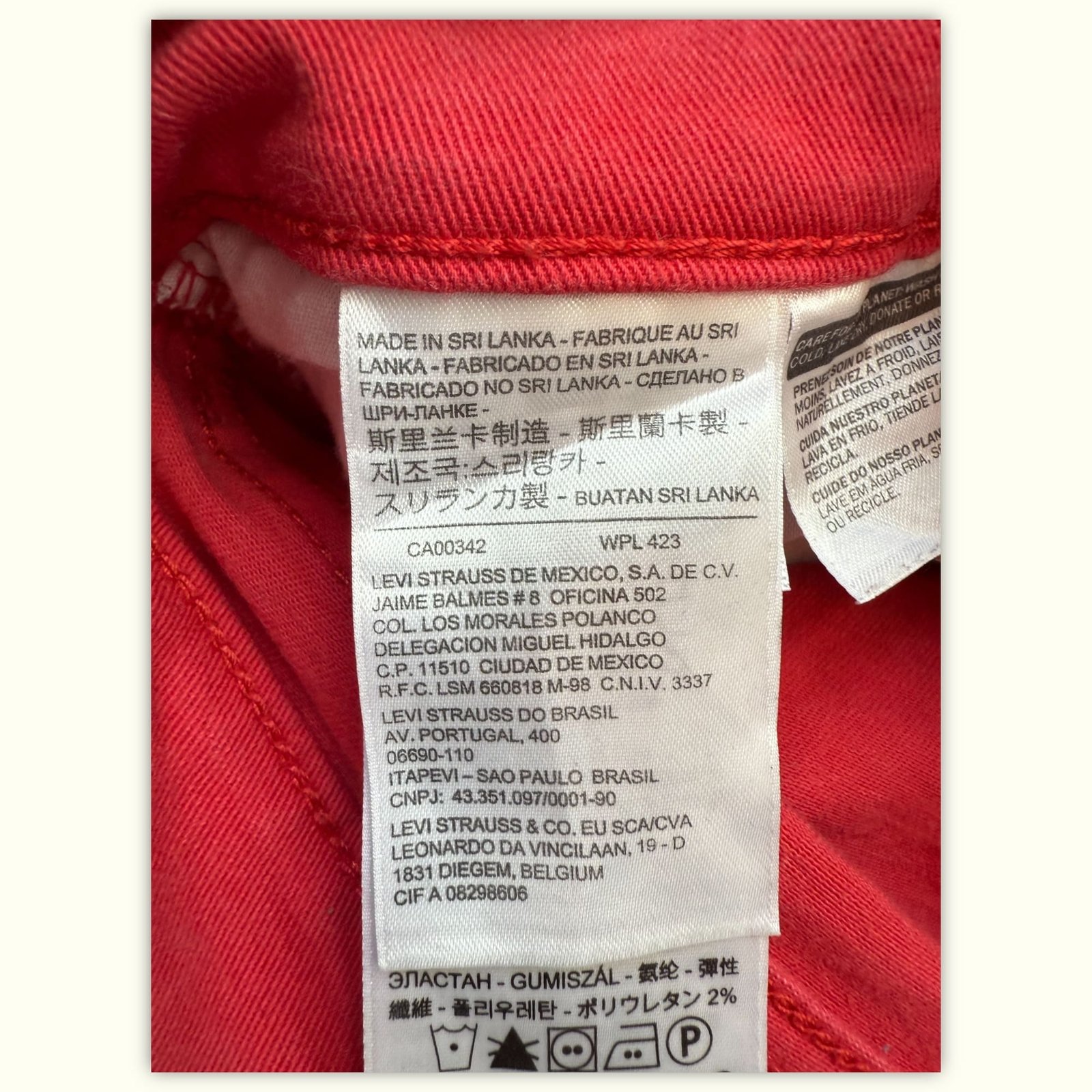 Levi'S Short Regular Femme Casual chic – W33