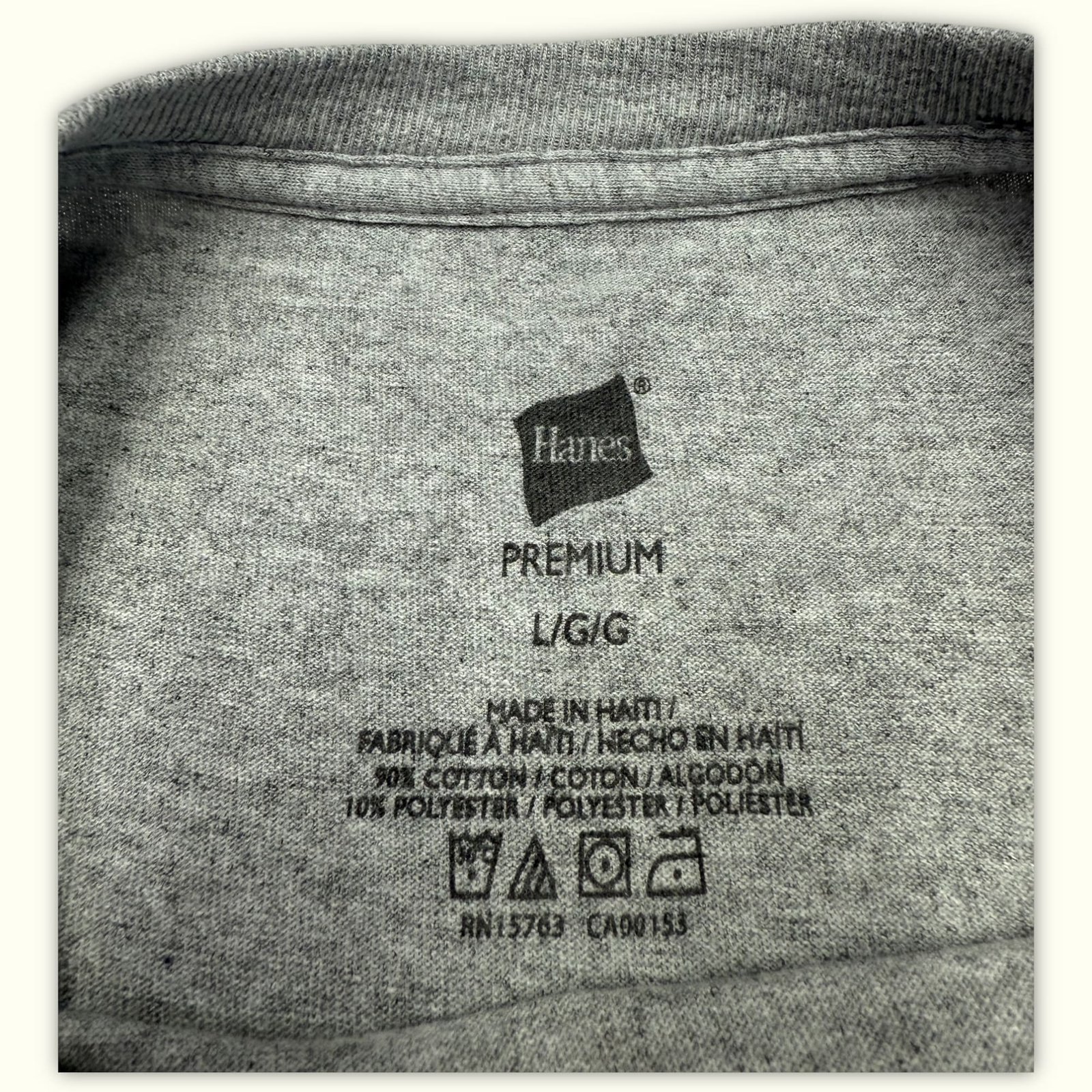 Hanes T-shirt Regular Homme Minimaliste – L