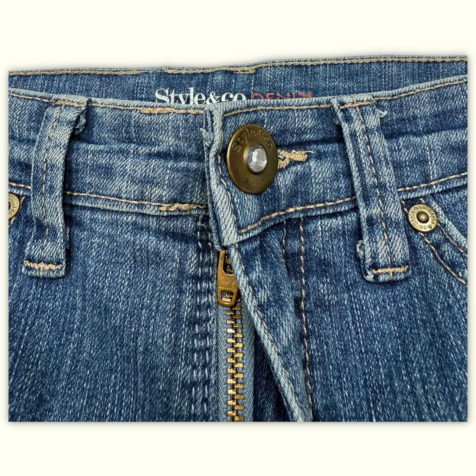 Style & Co. Jean Regular Femme 2010s Classique – W30