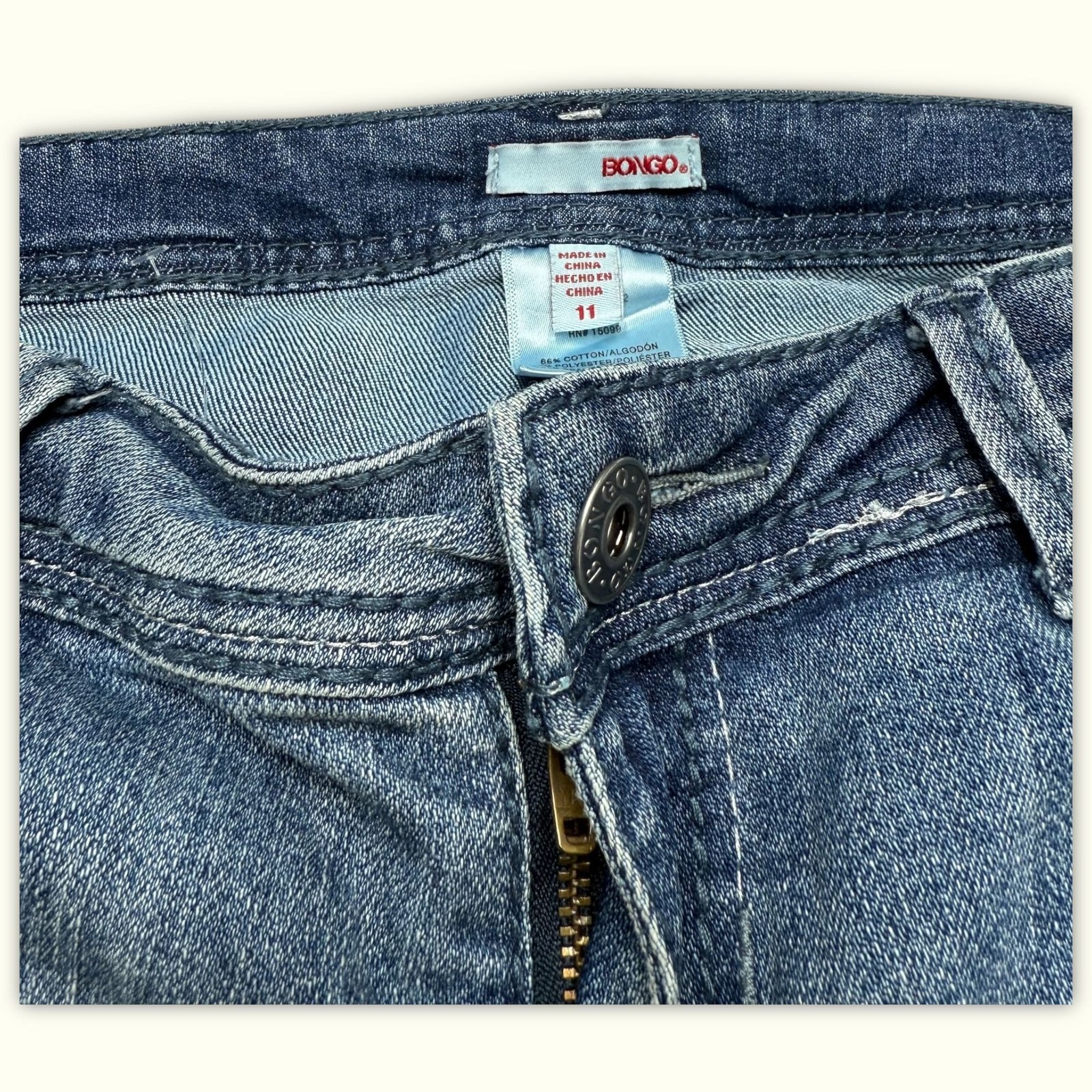 Bongo Jean Slim Femme 2010s Y2K – W32