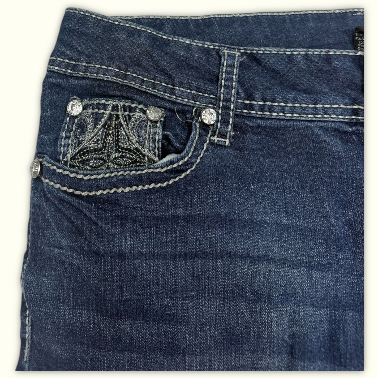 Jean Évasé Femme 2000s Y2K – W32