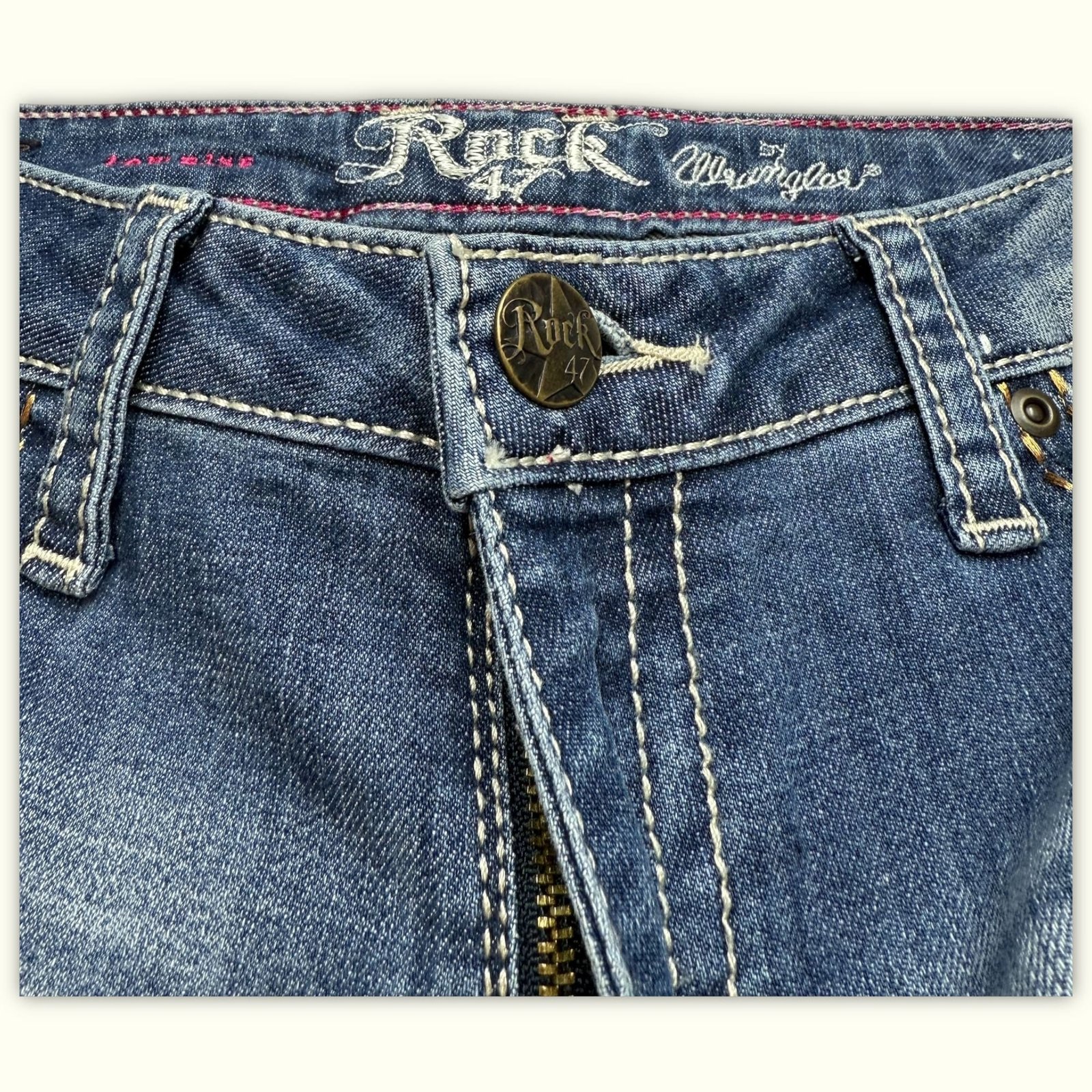 Wrangler Jean Évasé Femme 2010s Western – W29