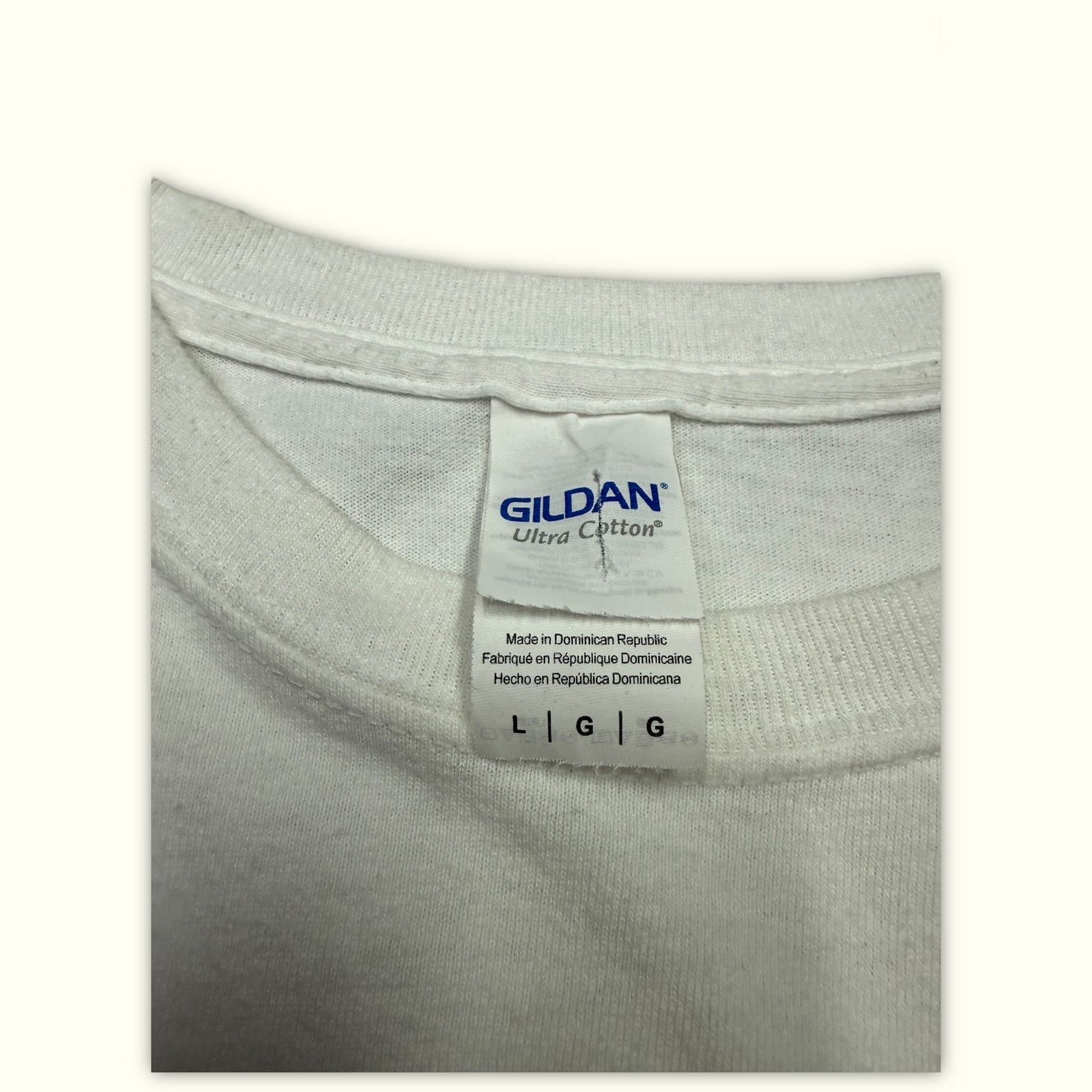 Gildan T-shirt Regular Homme 2010s Rétro – L