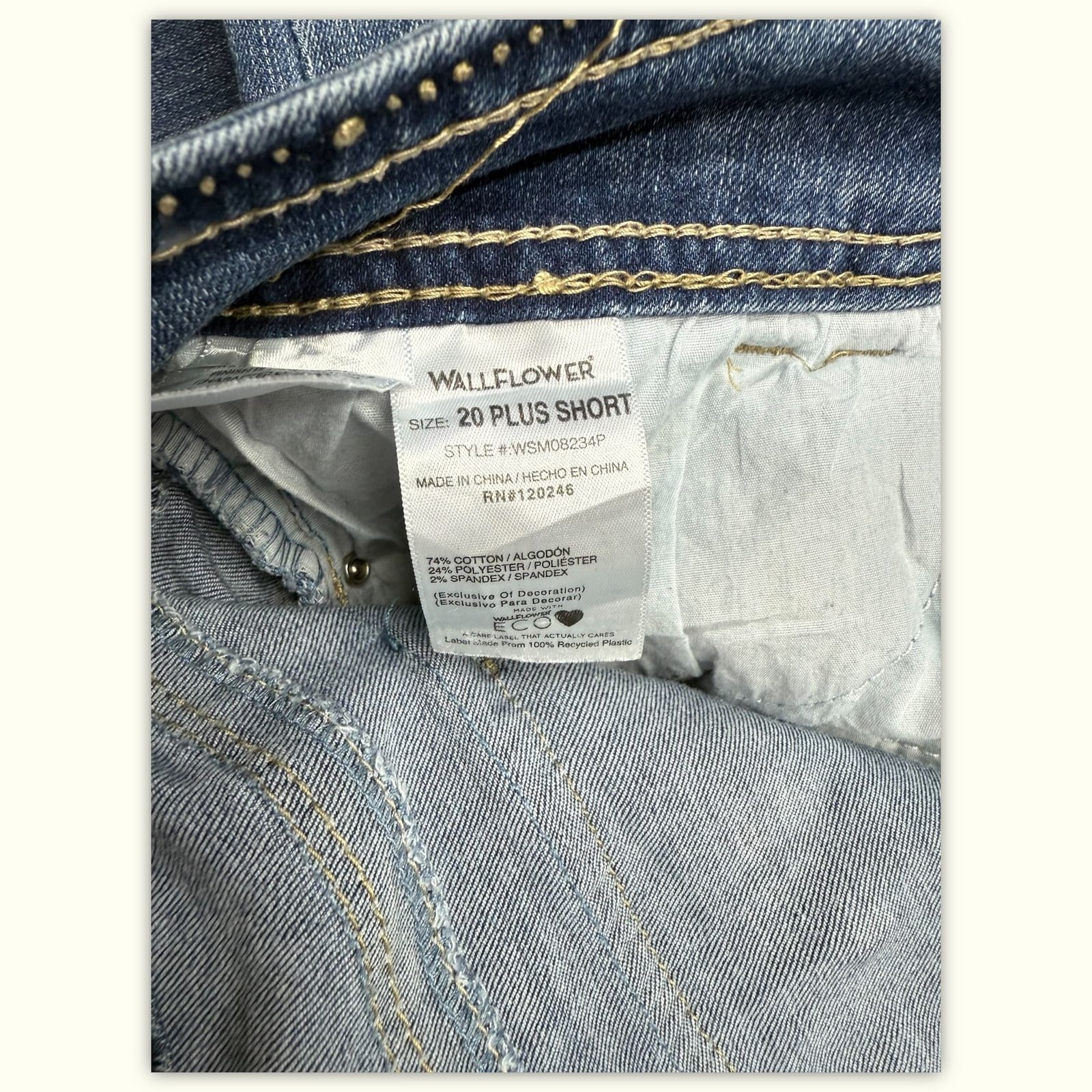 Wallflower Jean Regular Femme Y2K – W40