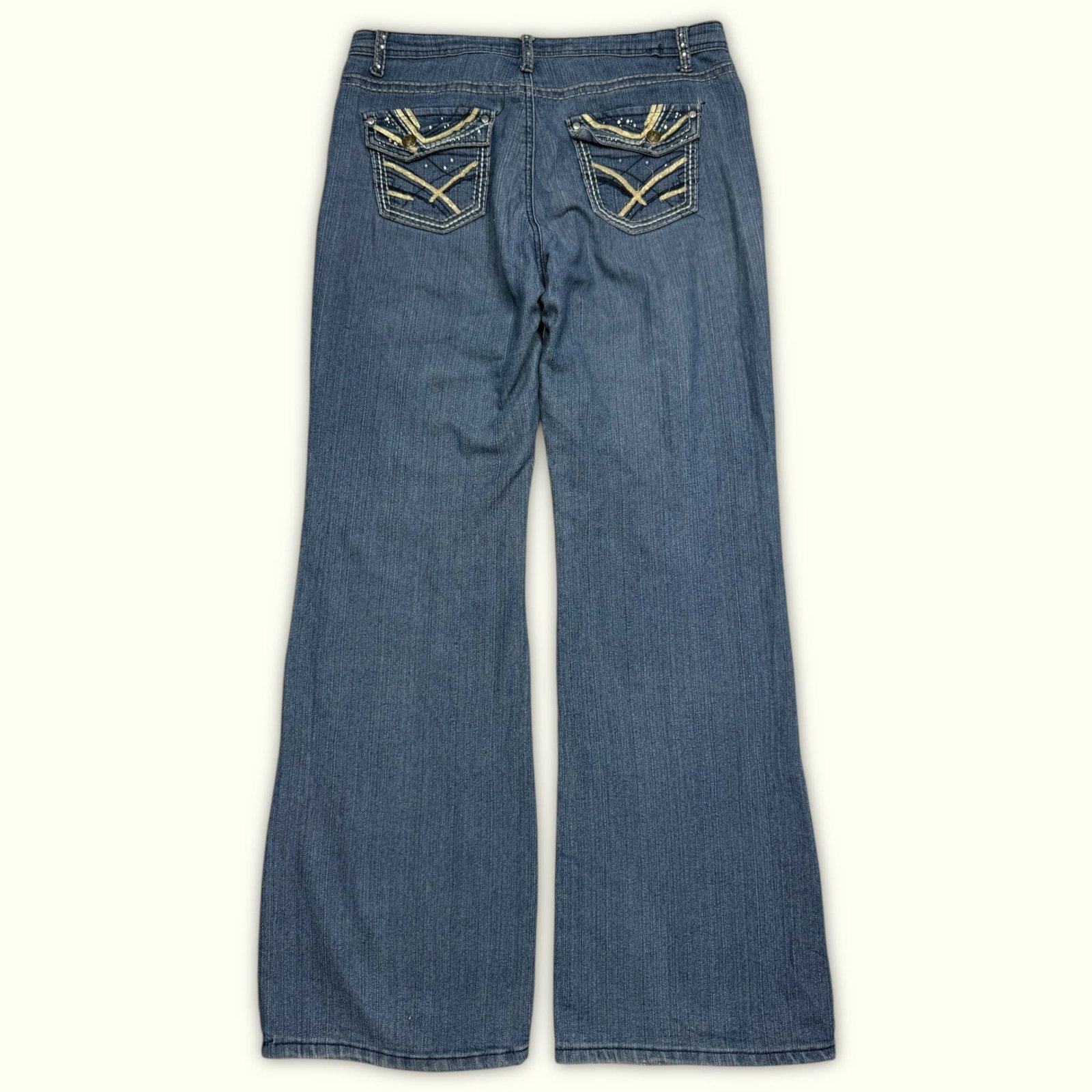 Gene Culture Jean Regular Femme 2000s Y2K – W34