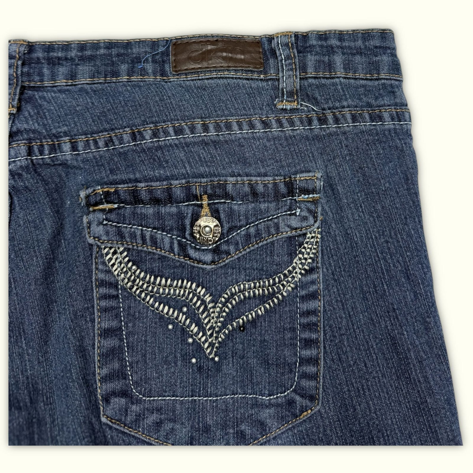 Dkin Jean Regular Femme 2000s Y2K – W34