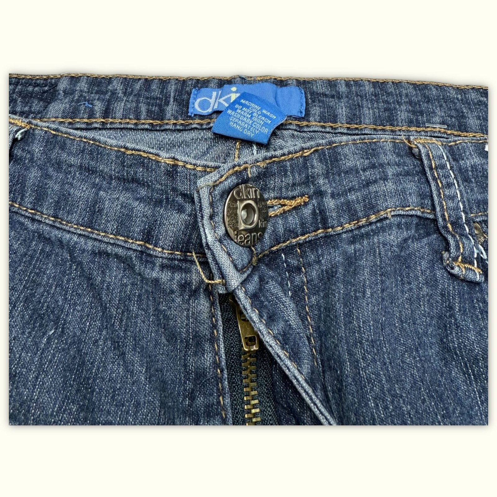 Dkin Jean Regular Femme 2000s Y2K – W34