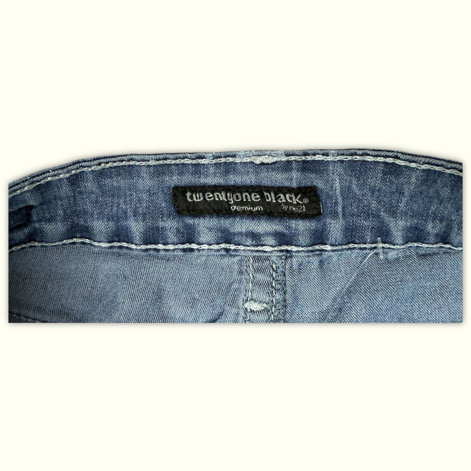 Twentyone Black Jean Évasé Femme 2000s Y2K – W30