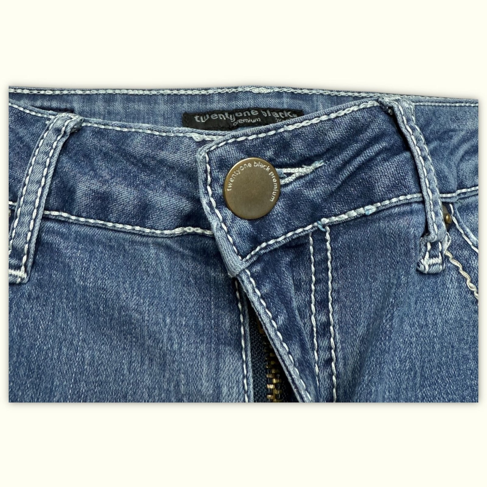Twentyone Black Jean Évasé Femme 2000s Y2K – W30