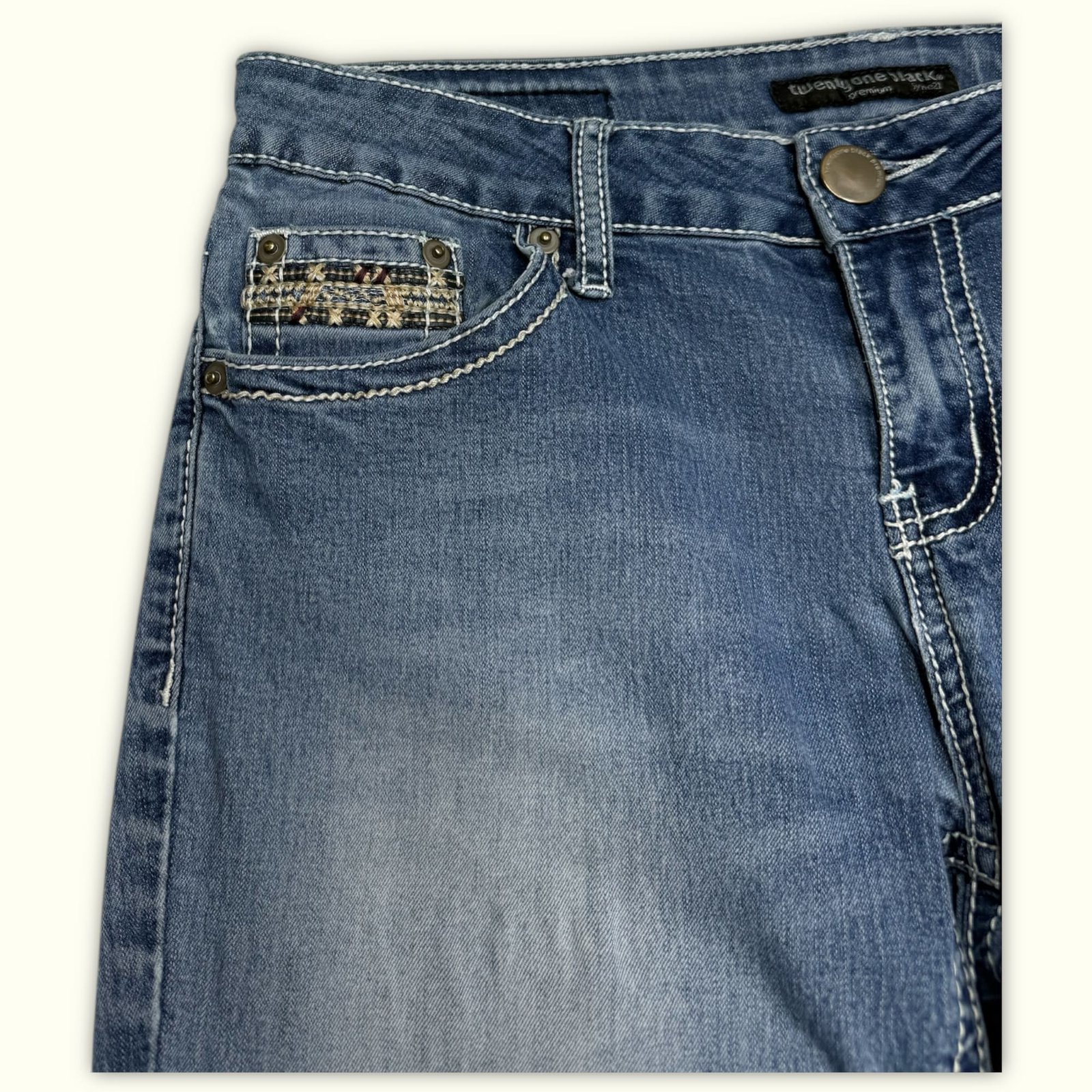 Twentyone Black Jean Évasé Femme 2000s Y2K – W30