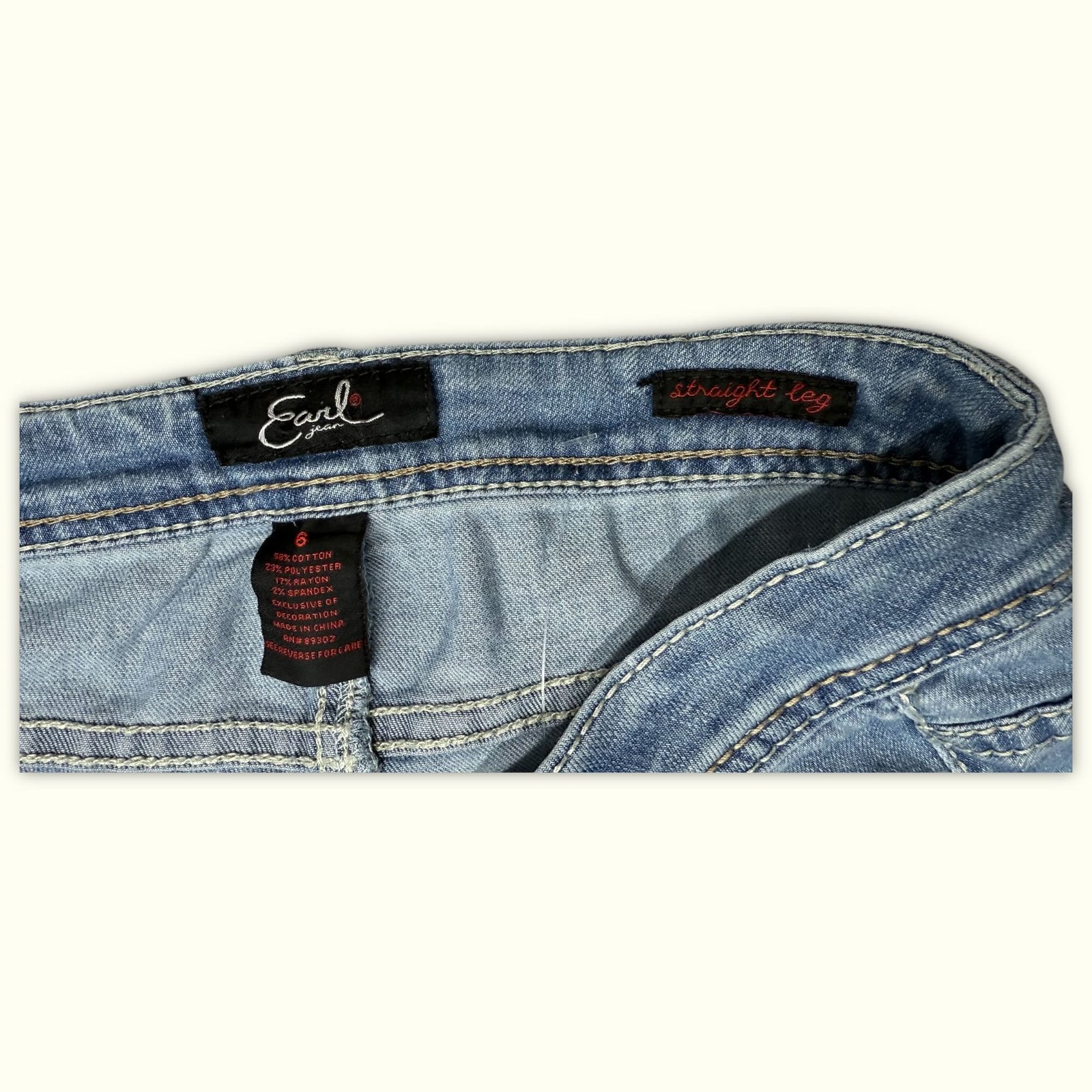 Earl Jean Jean Regular Femme 2000s Y2K – W30