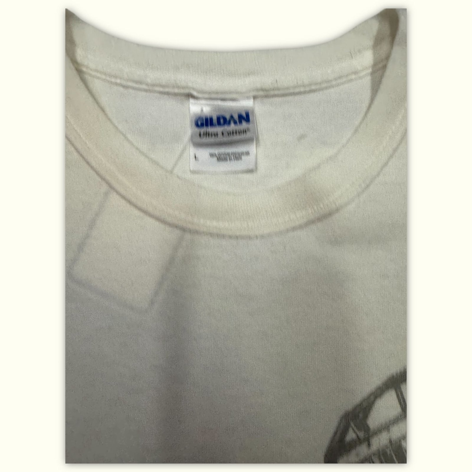 Gildan T-shirt Regular Uomo 2000s Streetwear – L