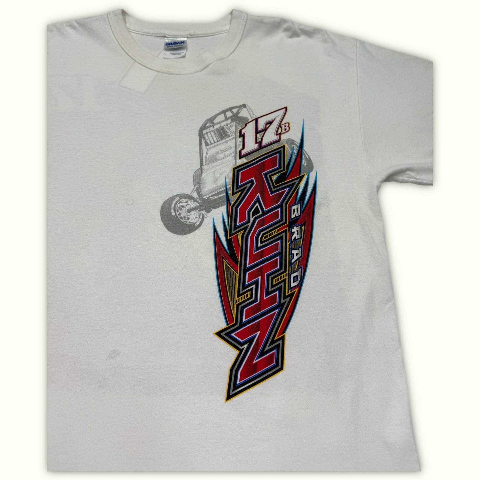 Gildan T-shirt Regular Uomo 2000s Streetwear – L