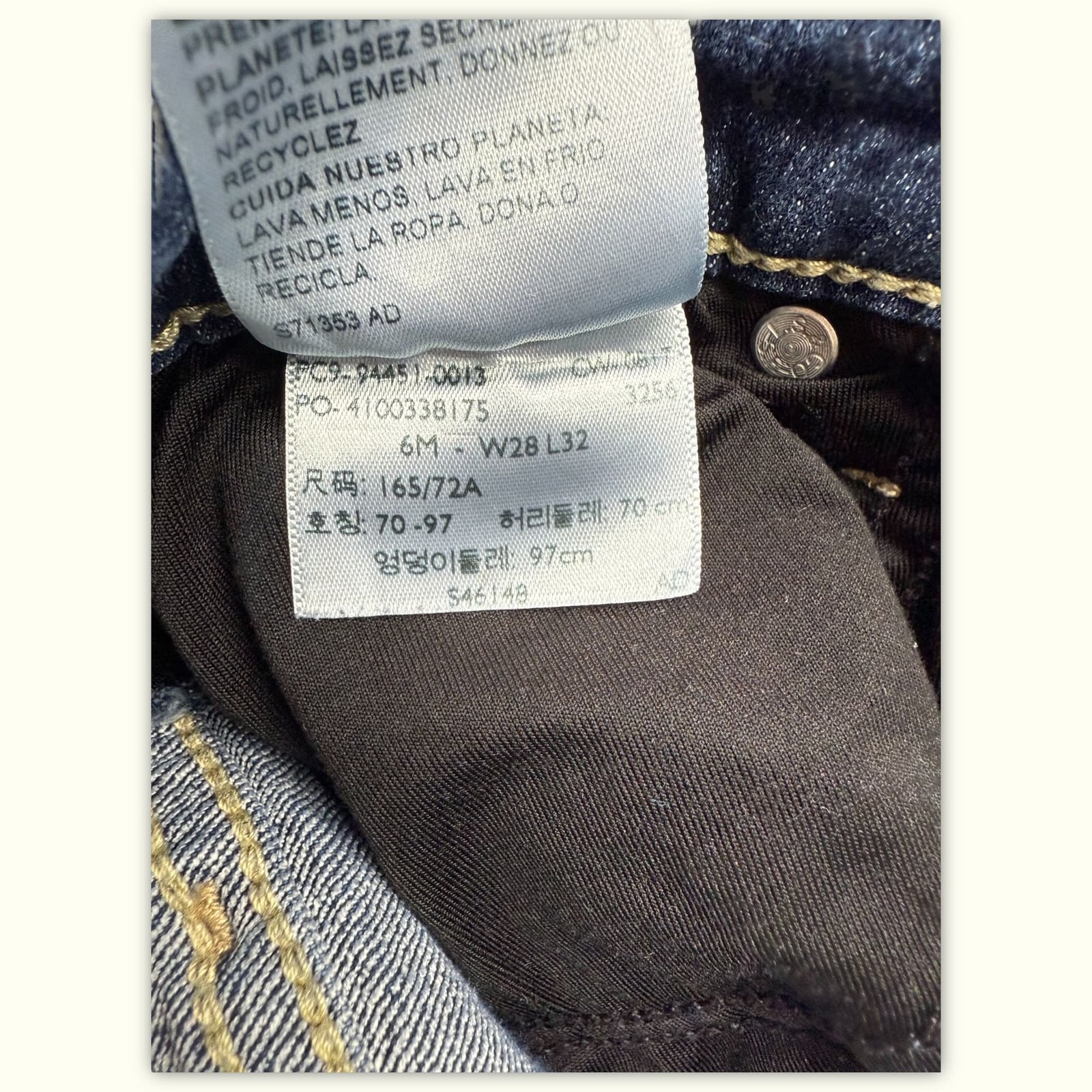 Signature By Levi Strauss & Co. Bermuda Skinny Femme Casual chic – W28
