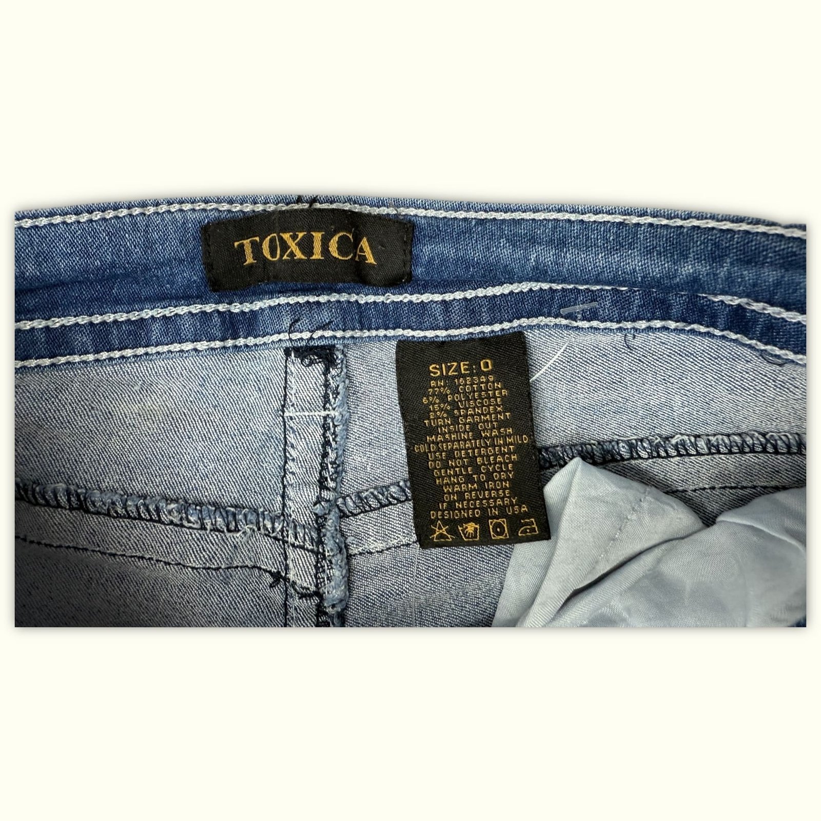 Toxica Jean Regular Femme 2000s Y2K – W24
