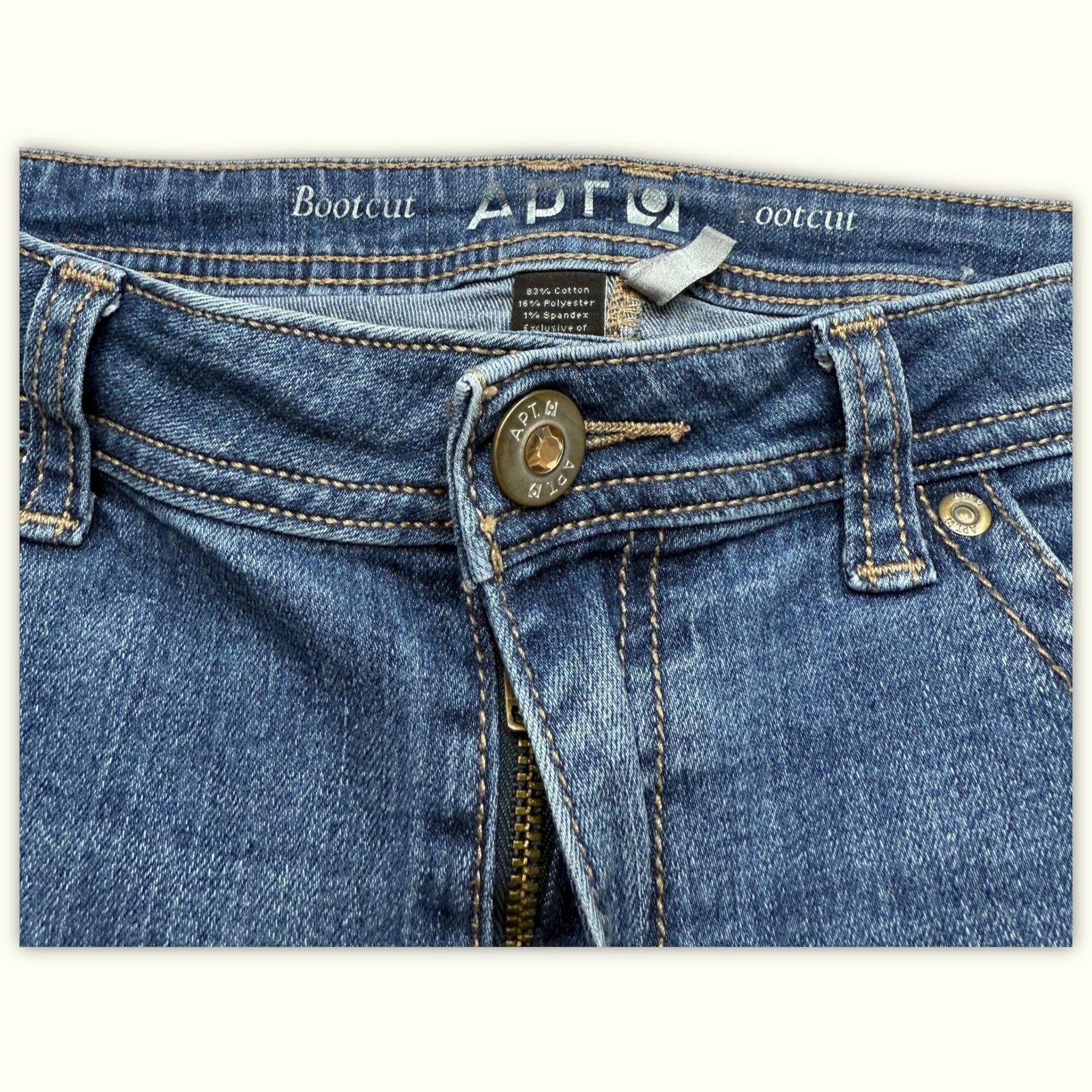 Apt. 9 Jean Regular Femme 2010s Y2K – W34