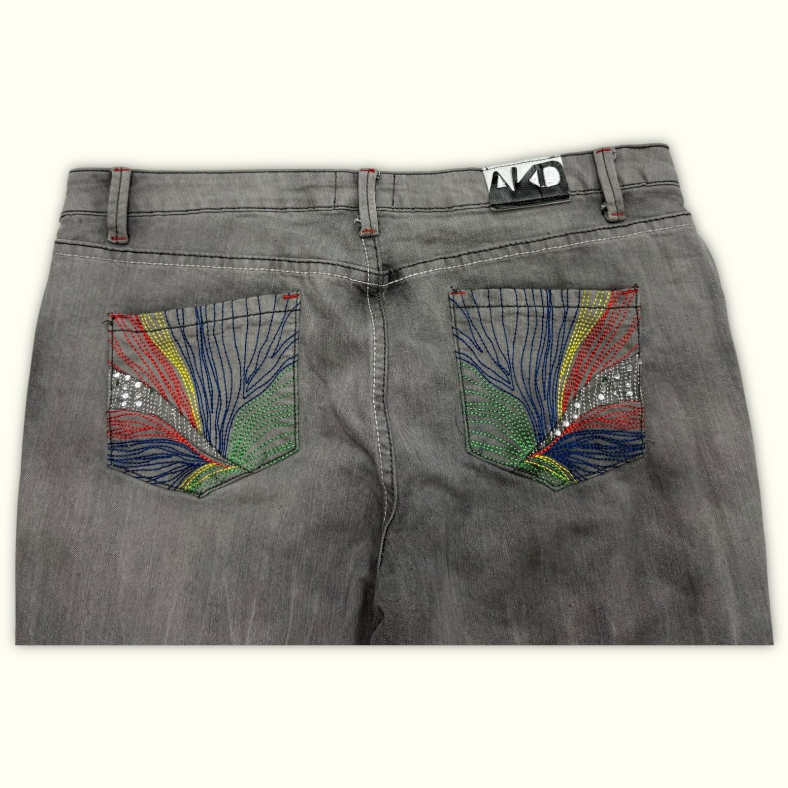 Akd Mks Jean Regular Femme 2000s Y2K – W36