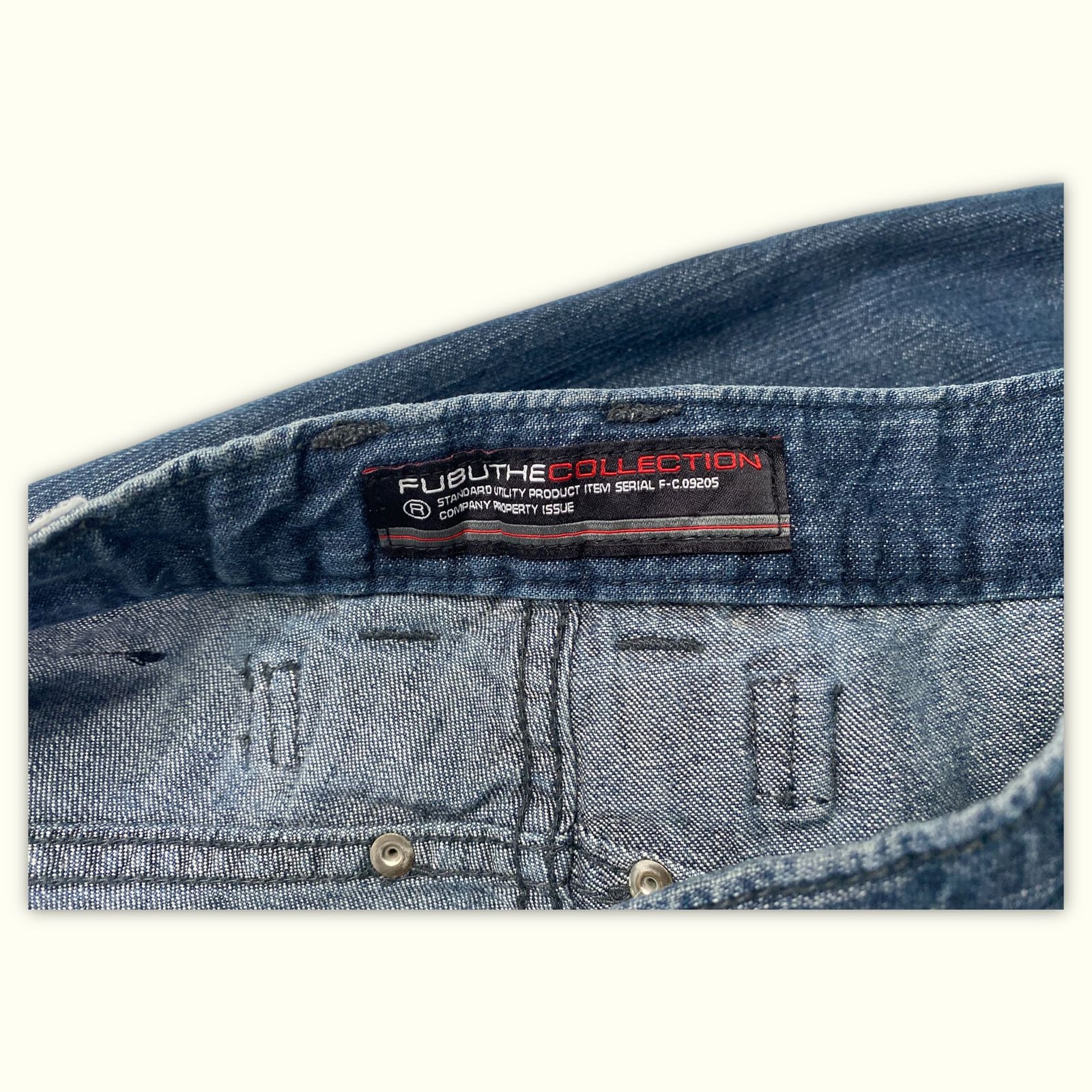 Fubu Jean Baggy Homme 1990s Y2K – W32