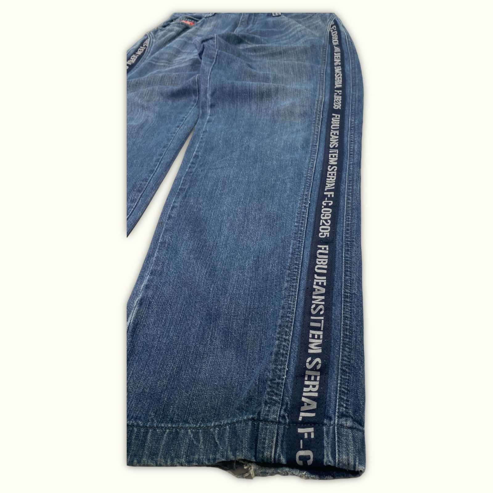 Fubu Jean Baggy Homme 1990s Y2K – W32