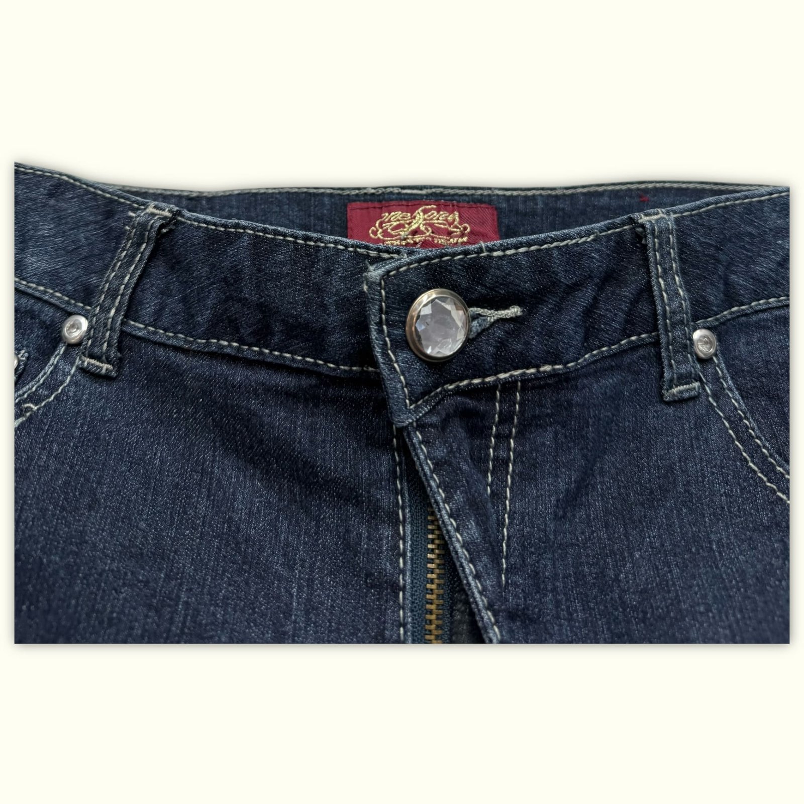 One 5 One Jean Évasé Femme 2000s Y2K – W34