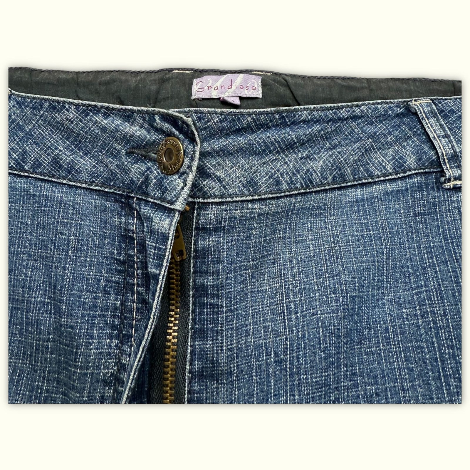 Grandiose Jean Regular Femme 2000s Y2K – W36