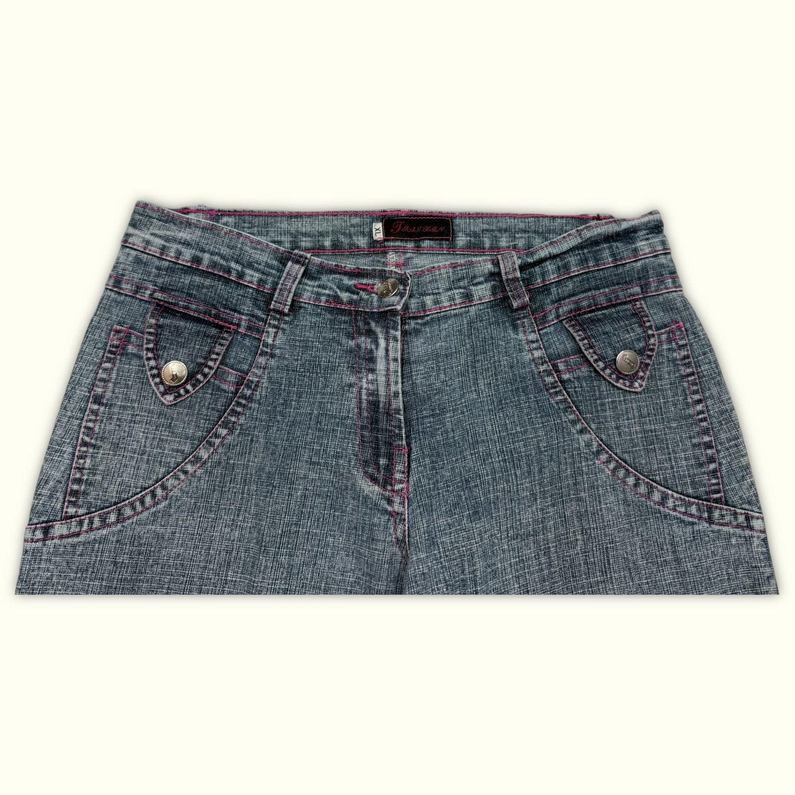 Tian Xin Jean Évasé Femme 2000s Y2K – W30