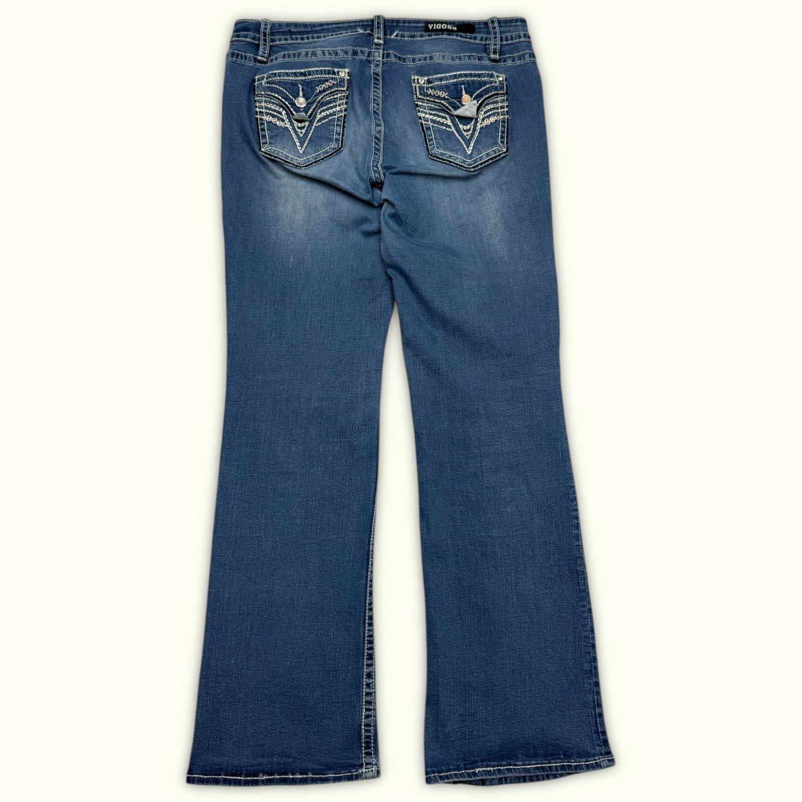 Vigoss Jean Bootcut Femme 2010s Y2K – W34