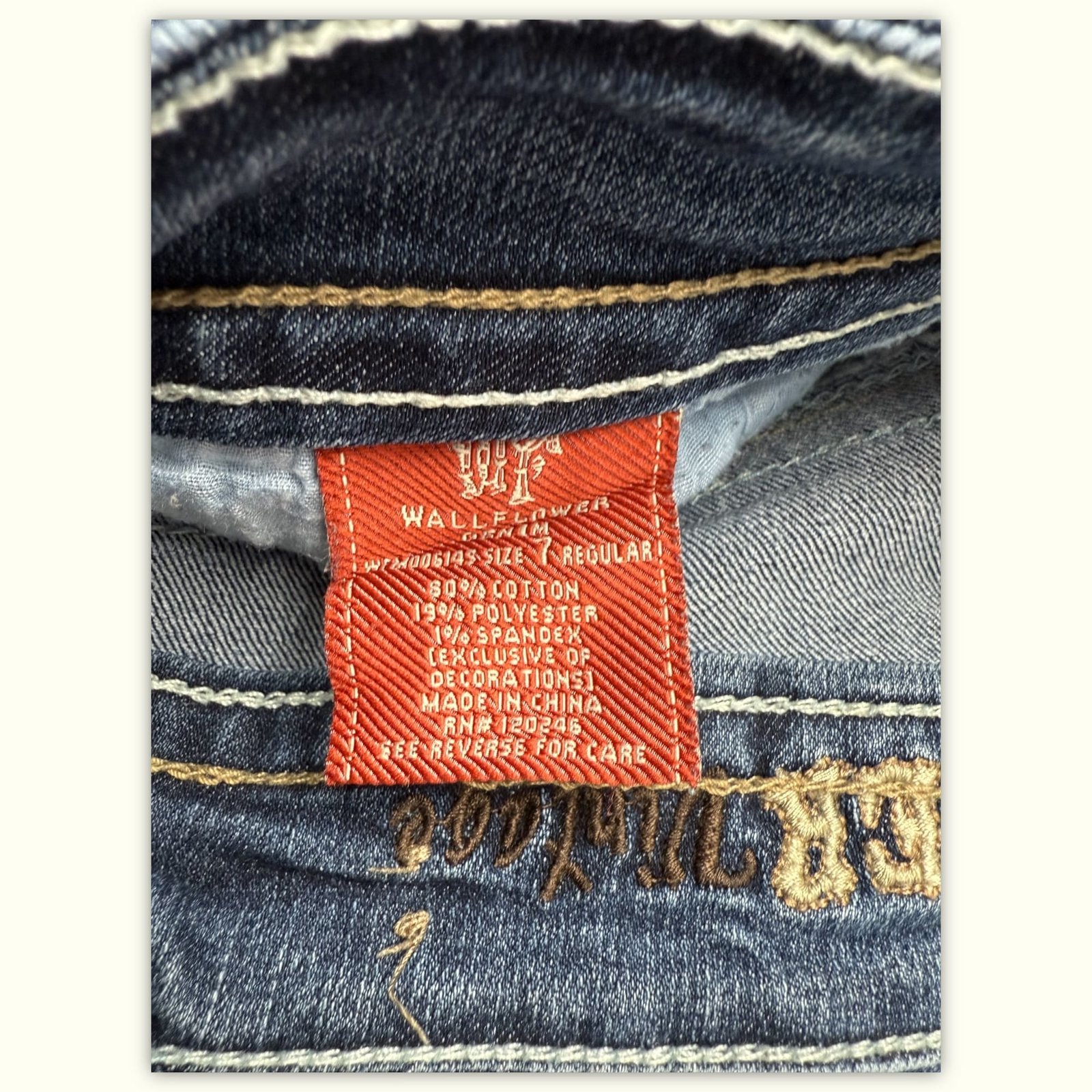 Wallflower Jean Slim Femme 2000s Y2K – W30