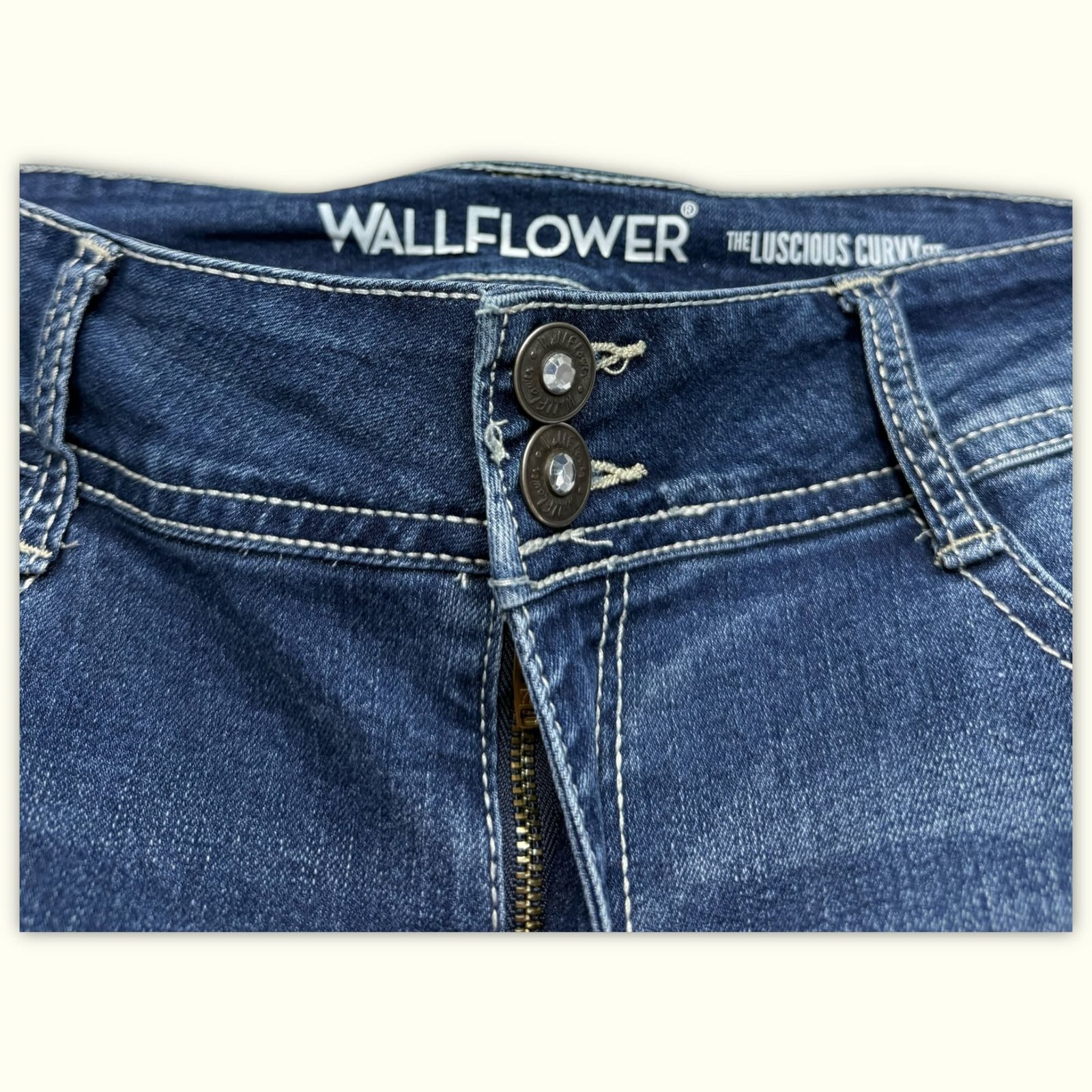 Wallflower Jean Évasé Femme Y2K – W34