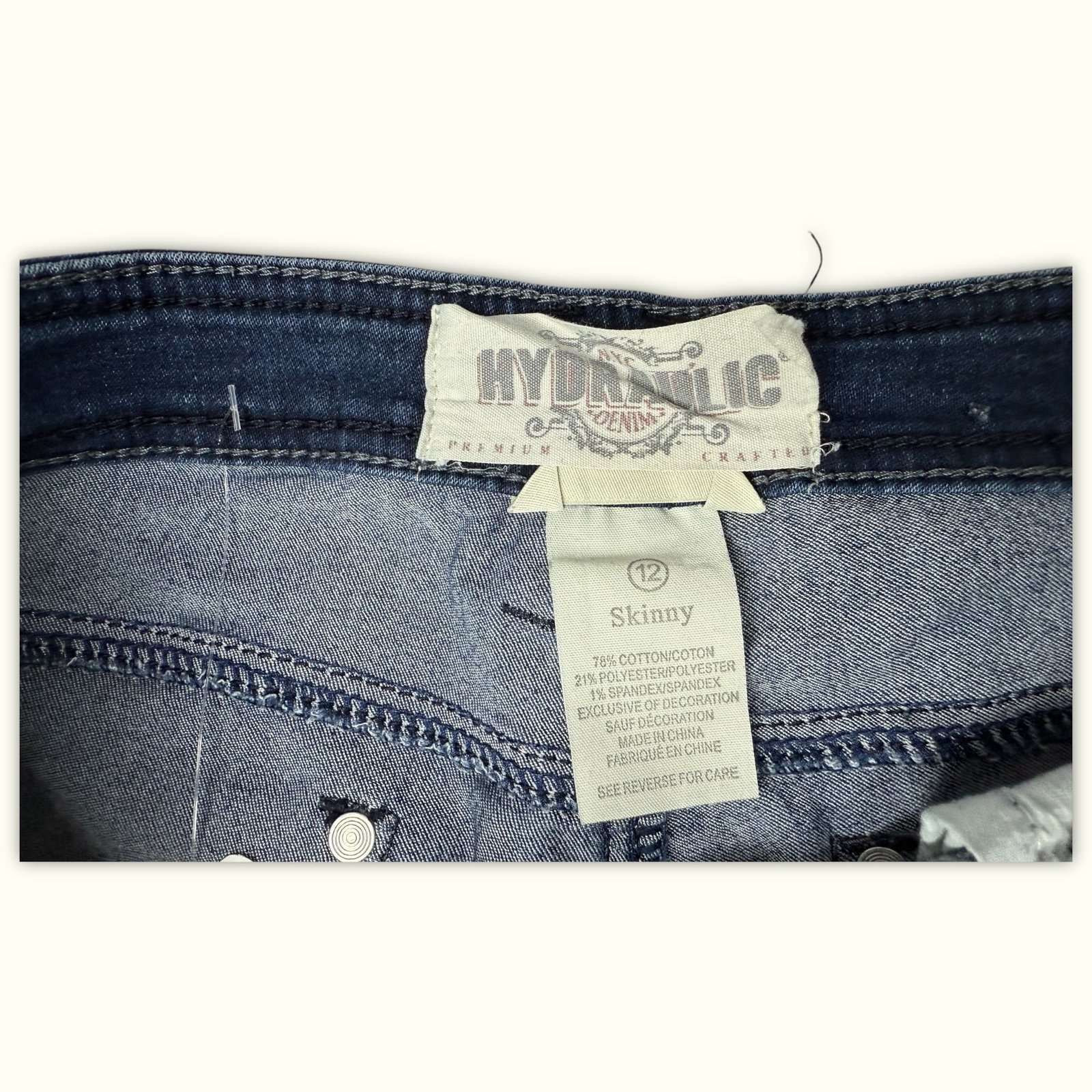 Hydraulic Jean Skinny Femme 2010s Y2K – W34