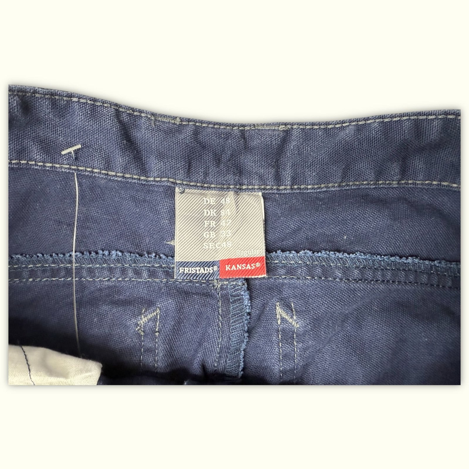 Fristads Kansas Short Regular Homme Workwear – W33