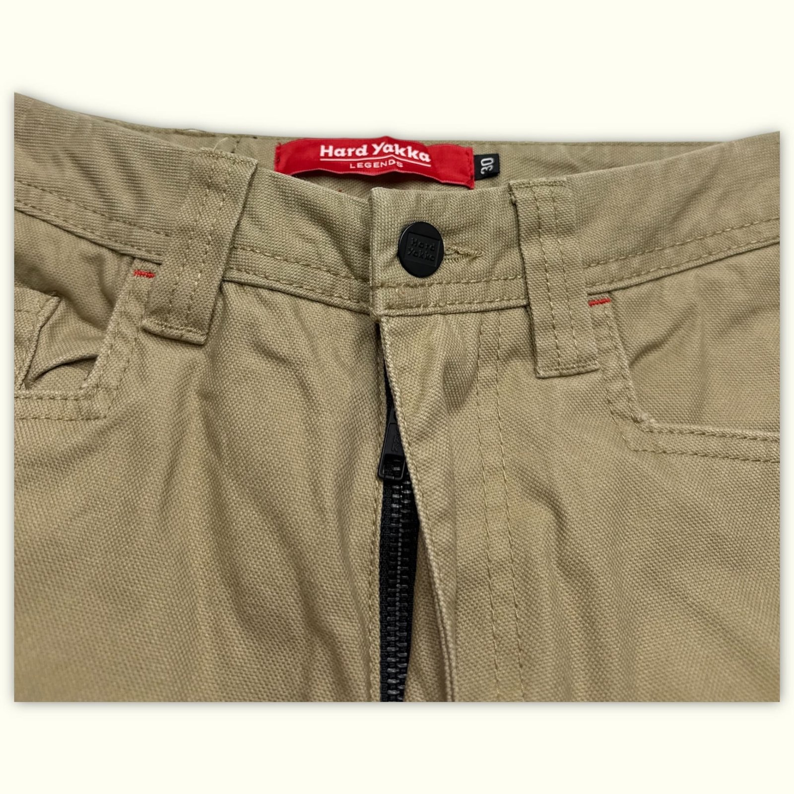 Hard Yakka Pantalones cortos Regular Hombre Ropa de trabajo – W30