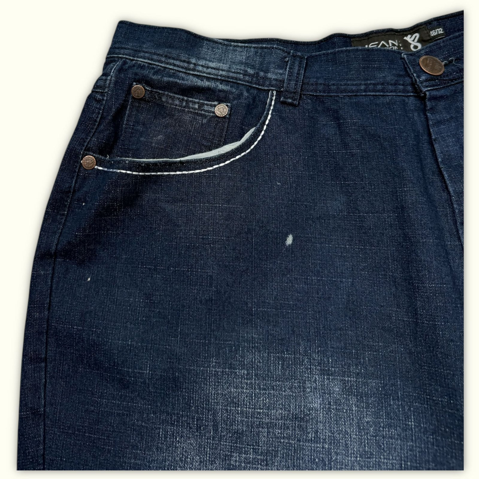 Jean Station Jean Regular Homme 2010s Casual chic – W46