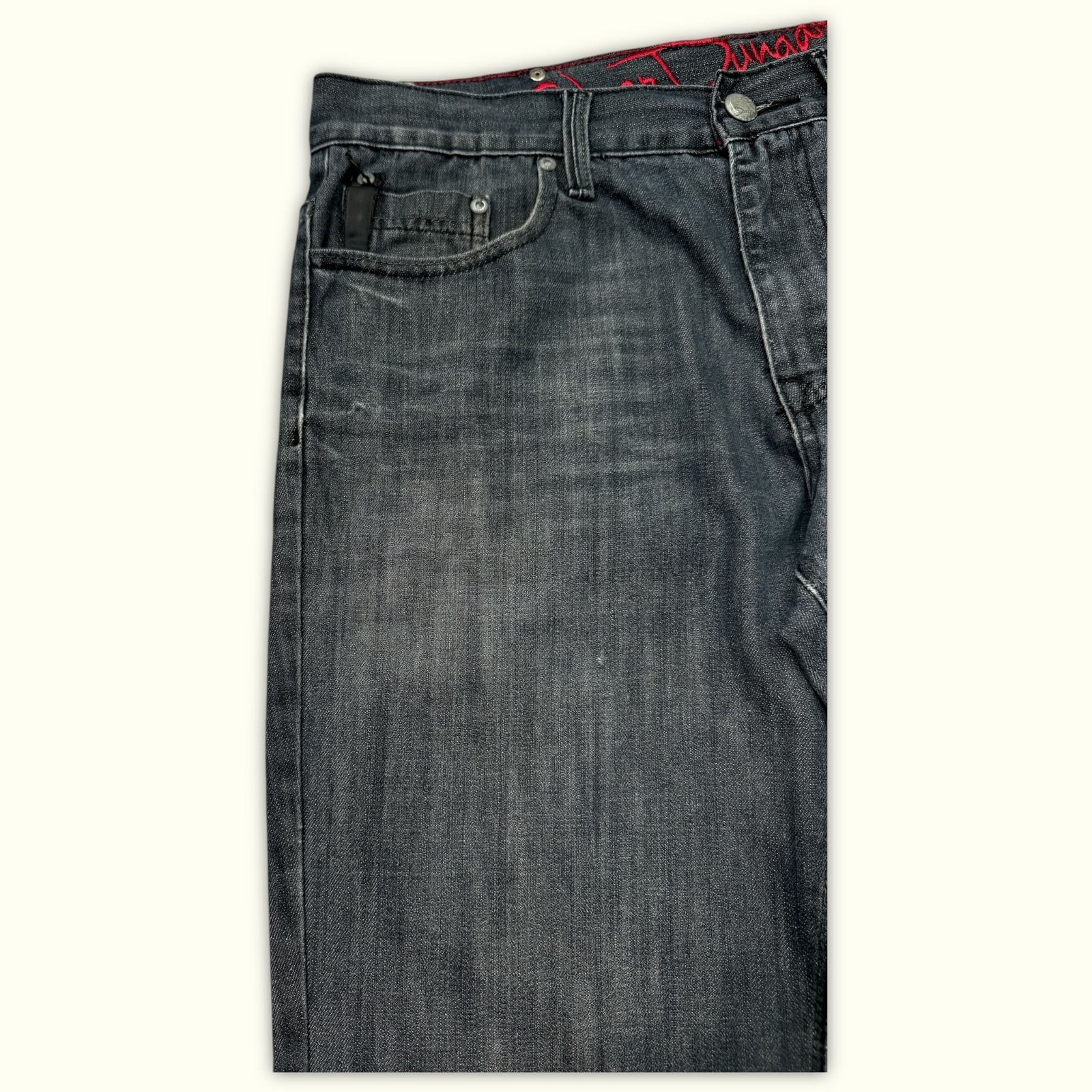Edgar Dungaree Jean Regular Homme 2000s Y2K – W34