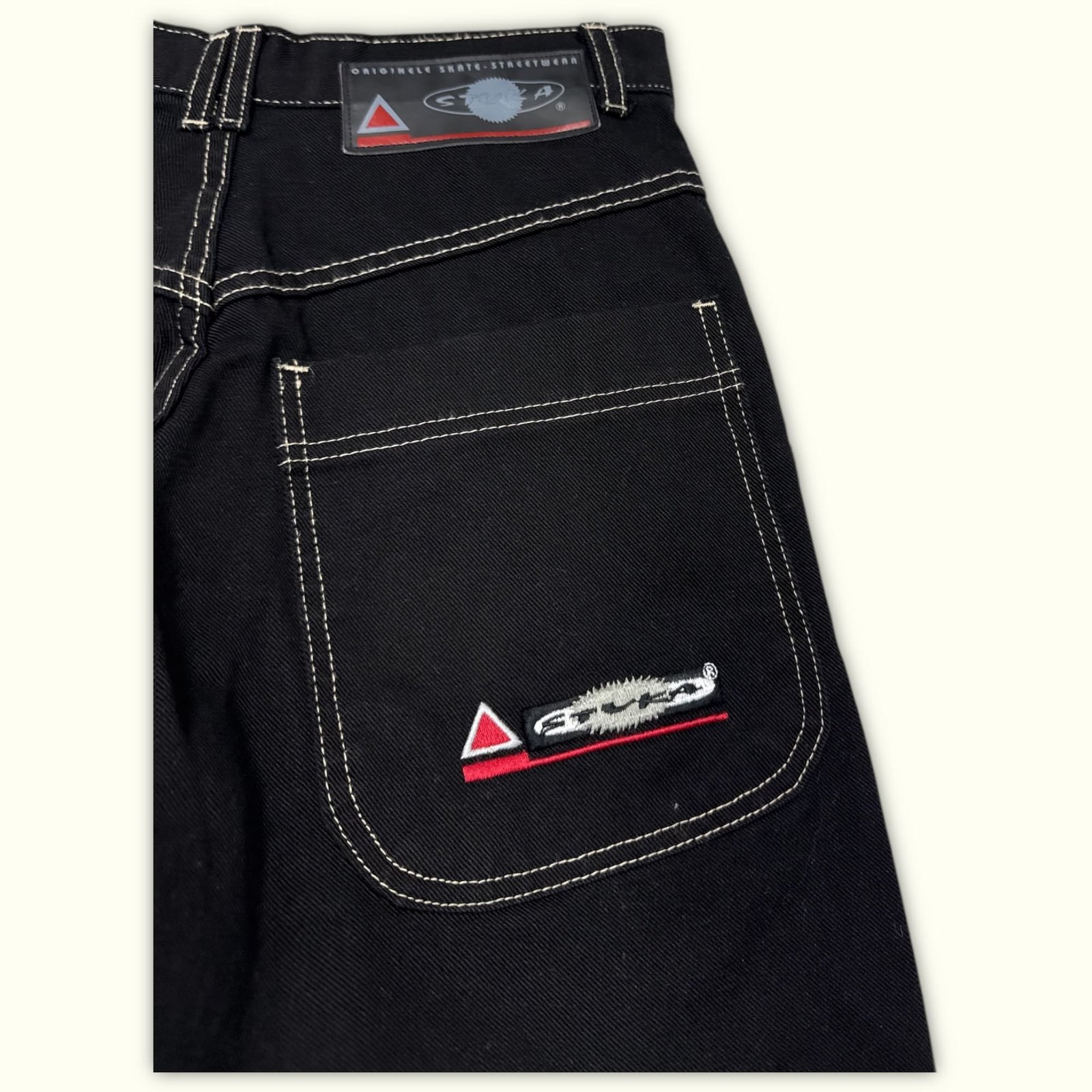 Stuka Jean Baggy Homme 1990s Skater – W28
