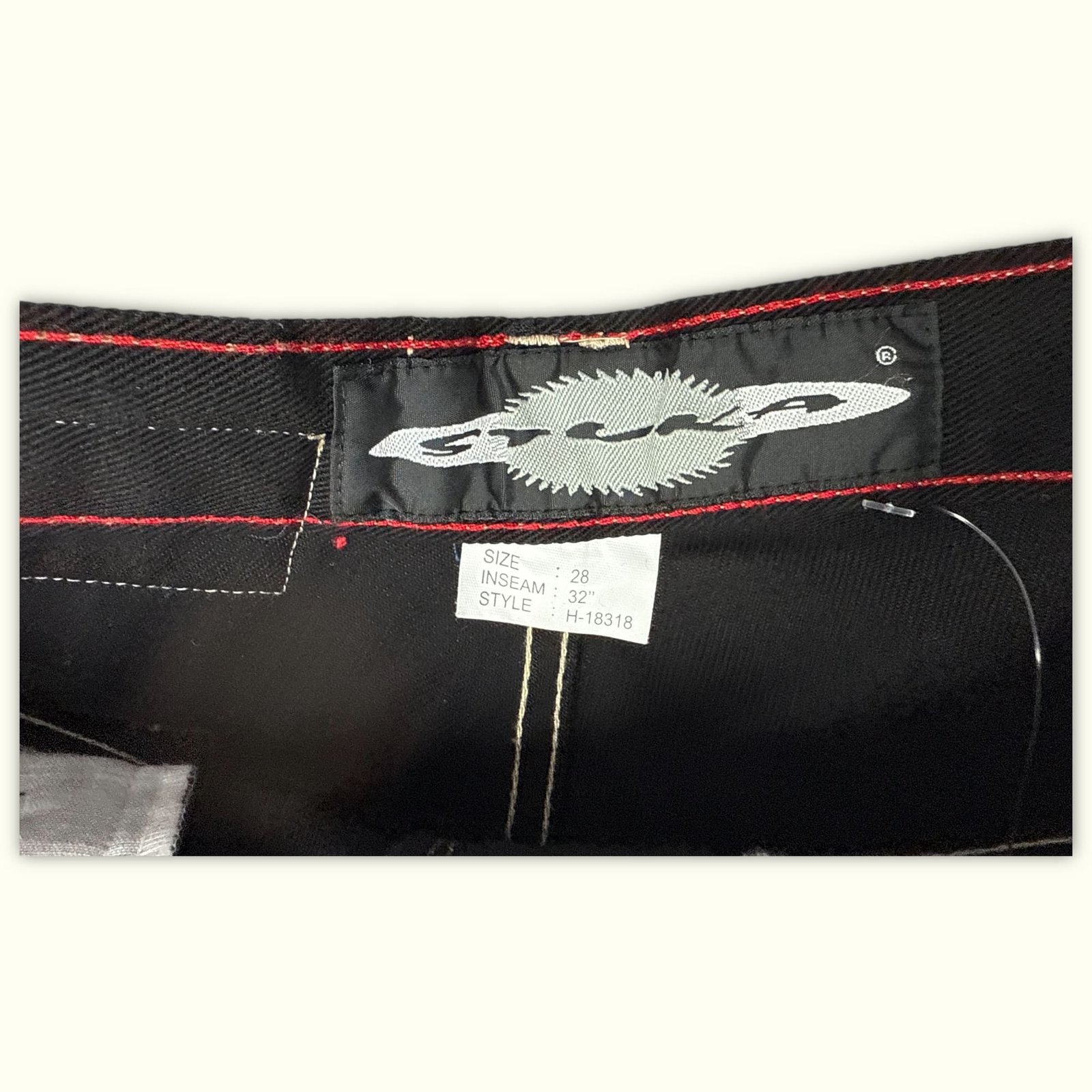 Stuka Jean Baggy Homme 1990s Skater – W28