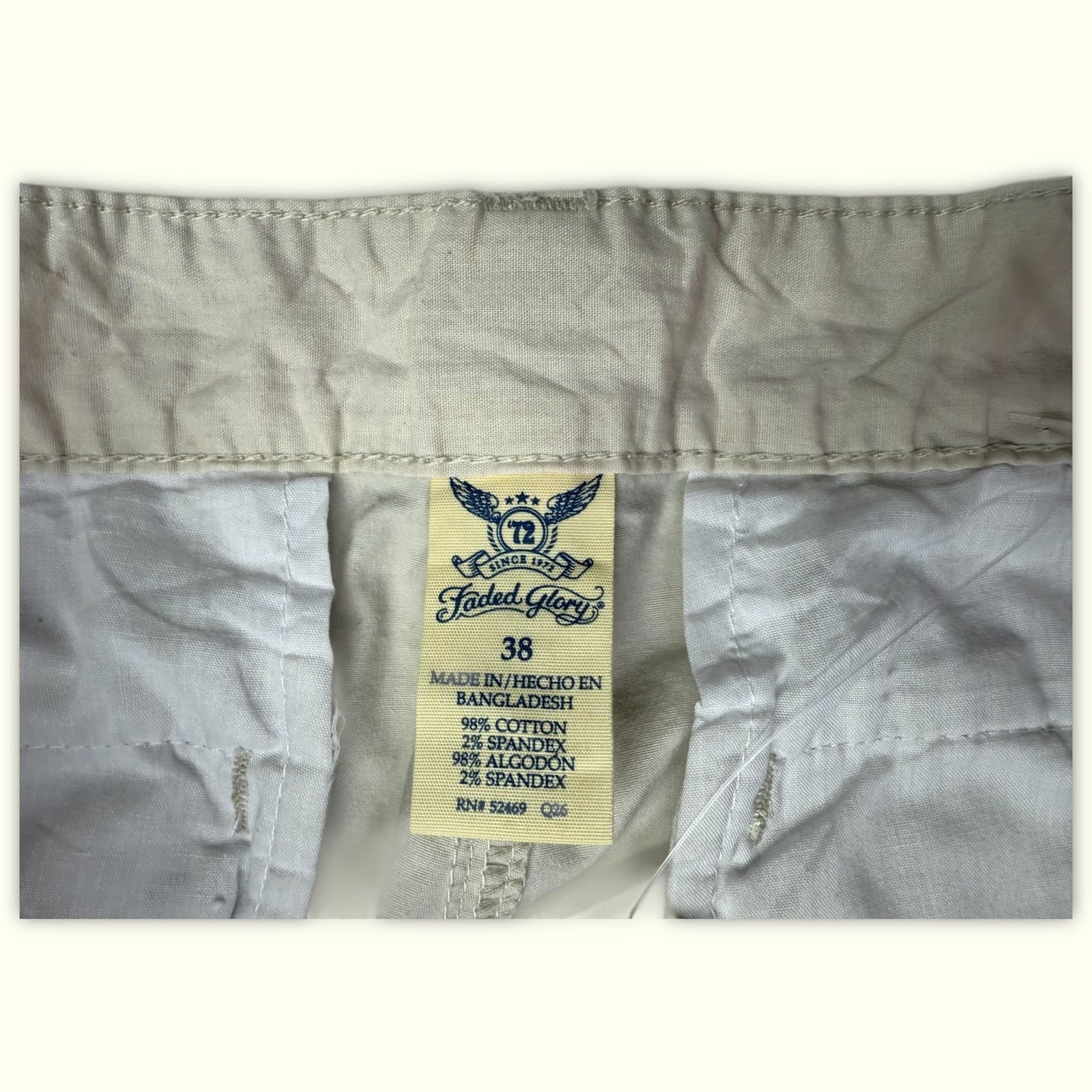 Faded Glory Pantalones cortos Regular Hombre Utility – W38