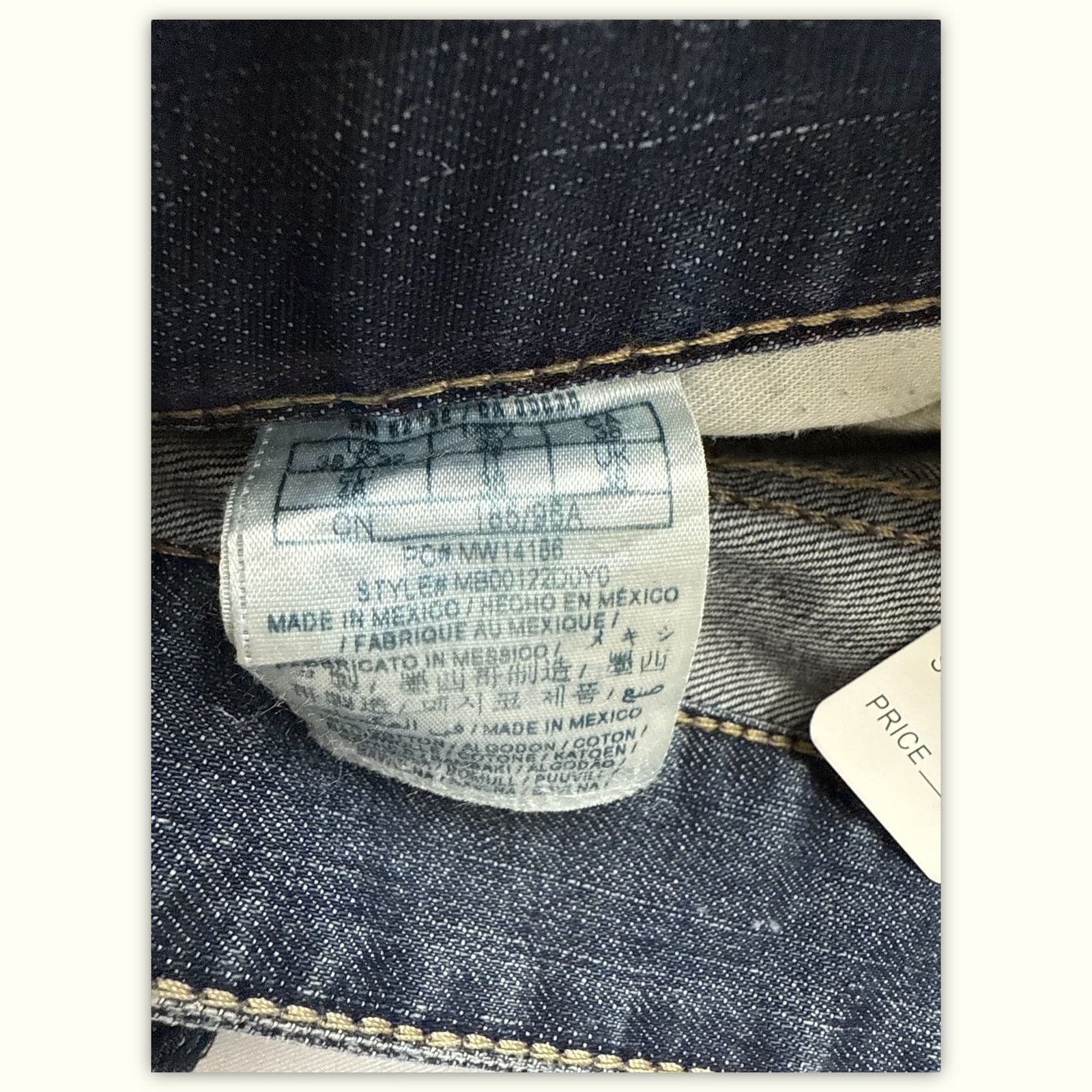 Guess Jean Relaxed Homme 2000s Y2K – W38
