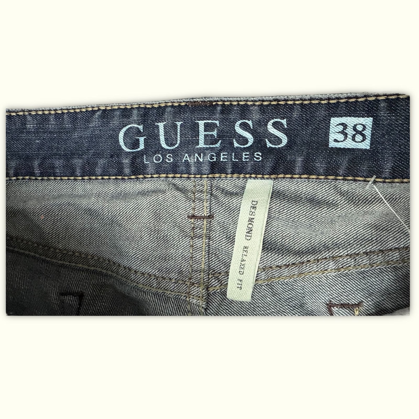 Guess Jean Relaxed Homme 2000s Y2K – W38