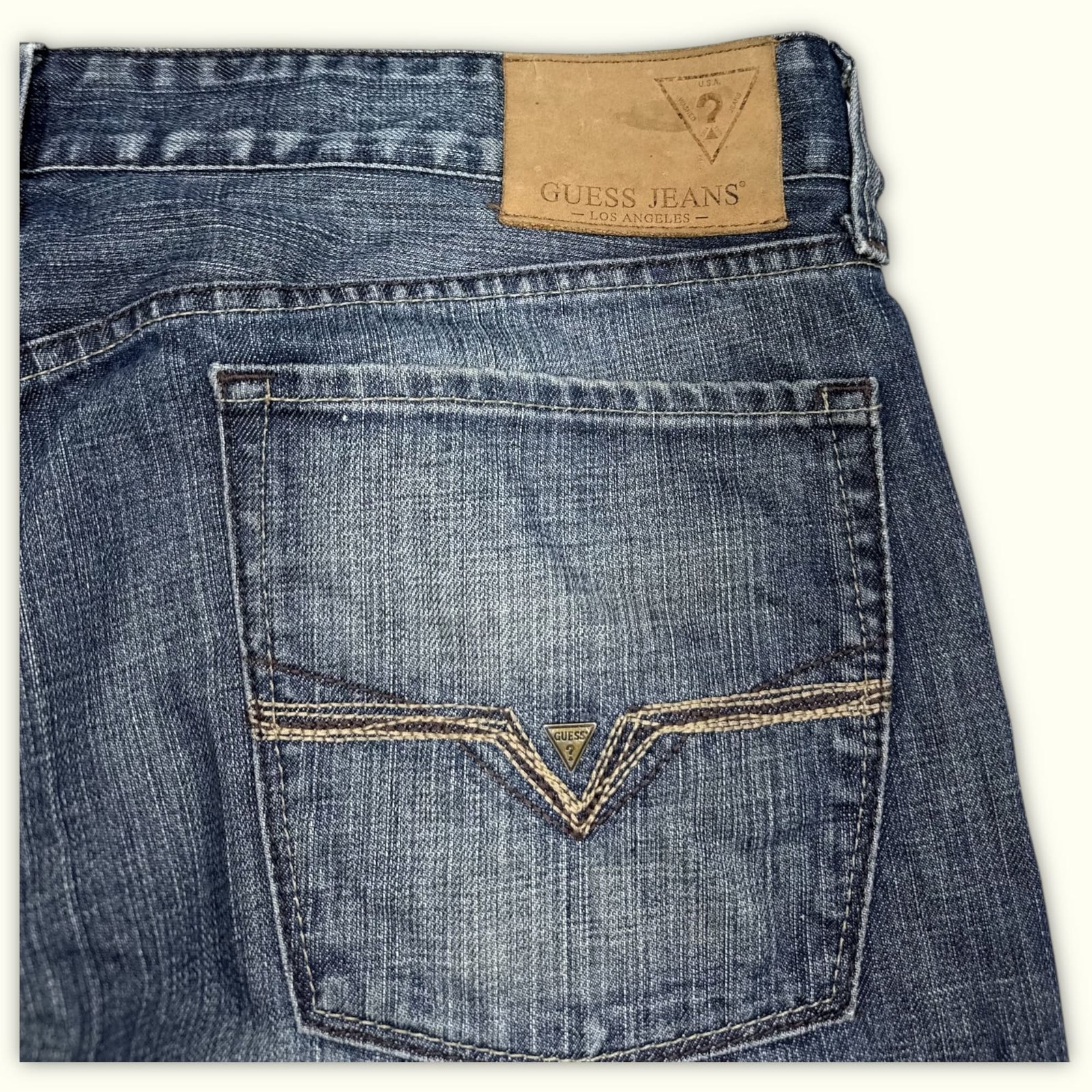 Guess Jean Relaxed Homme 2000s Y2K – W38