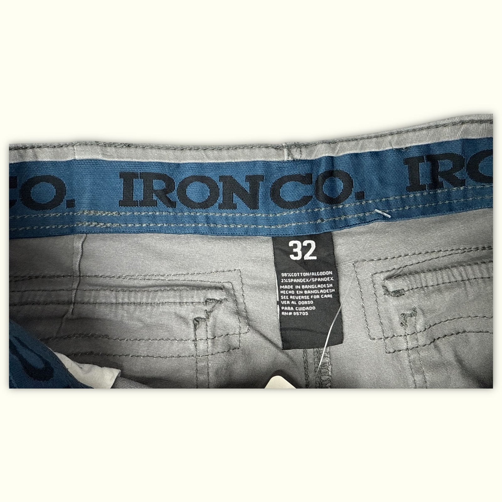 Iron Co Short Regular Homme Utility – W32