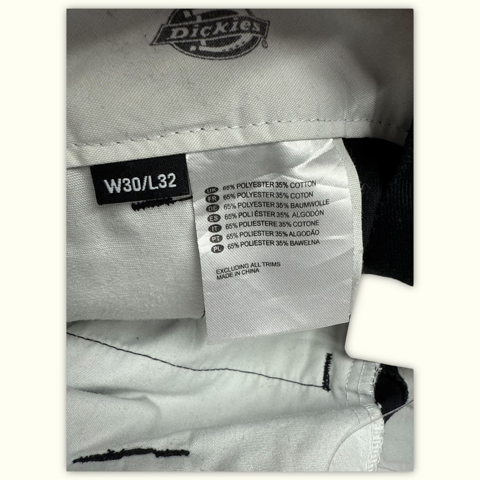 Dickies Chinosy Slim Mężczyźni Odzież robocza – W30