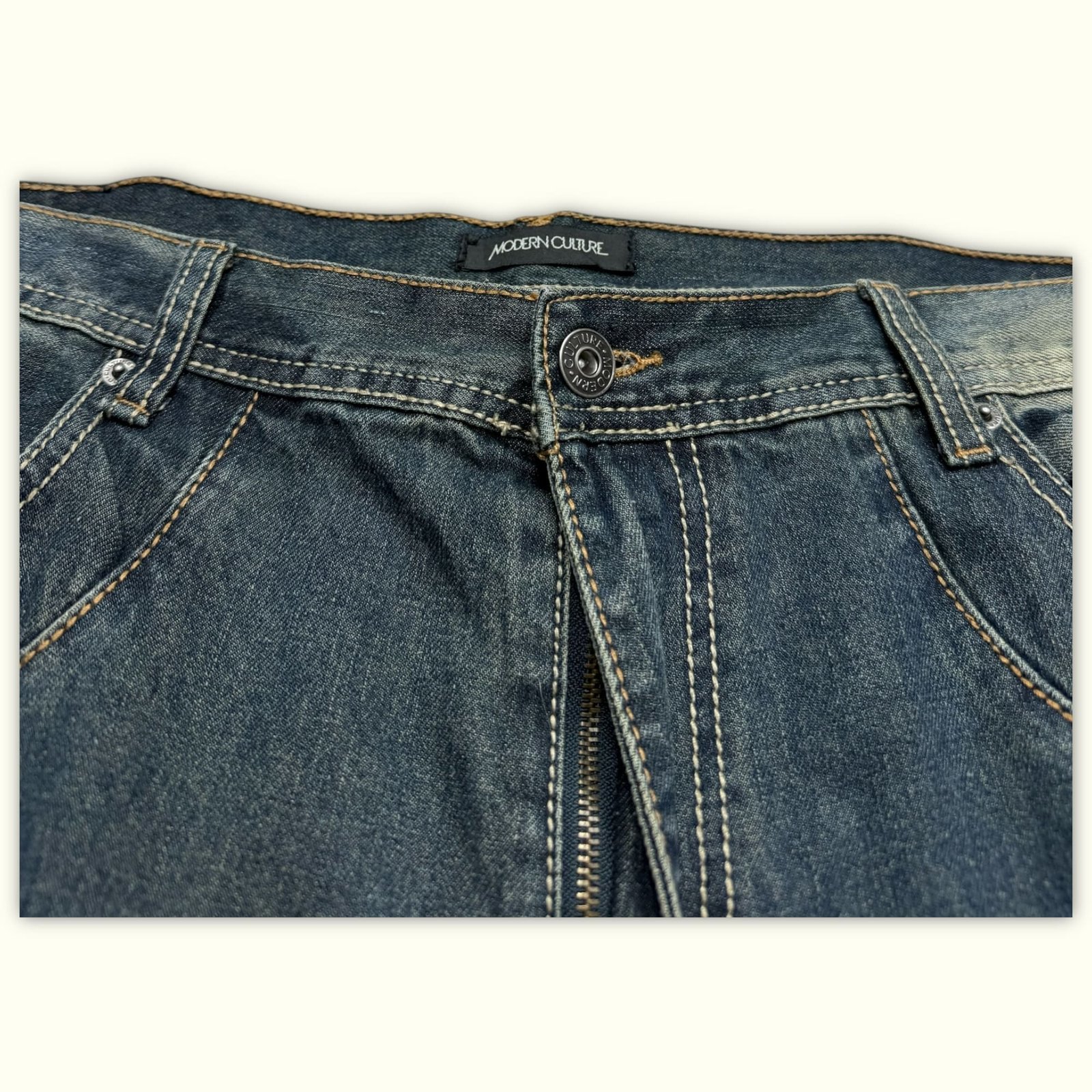 Modern Culture Jean Baggy Homme 2000s Streetwear – W44