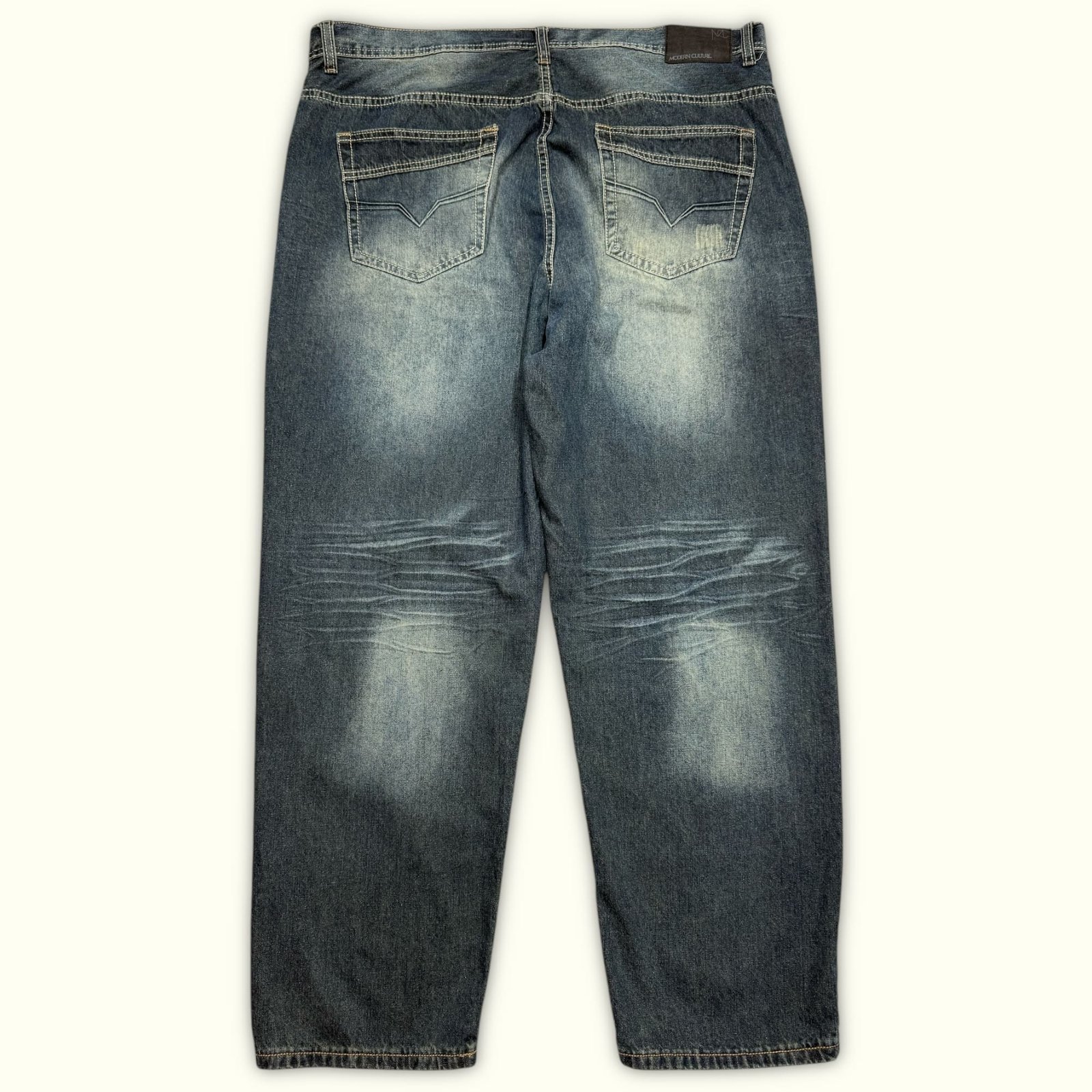 Modern Culture Jean Baggy Homme 2000s Streetwear – W44