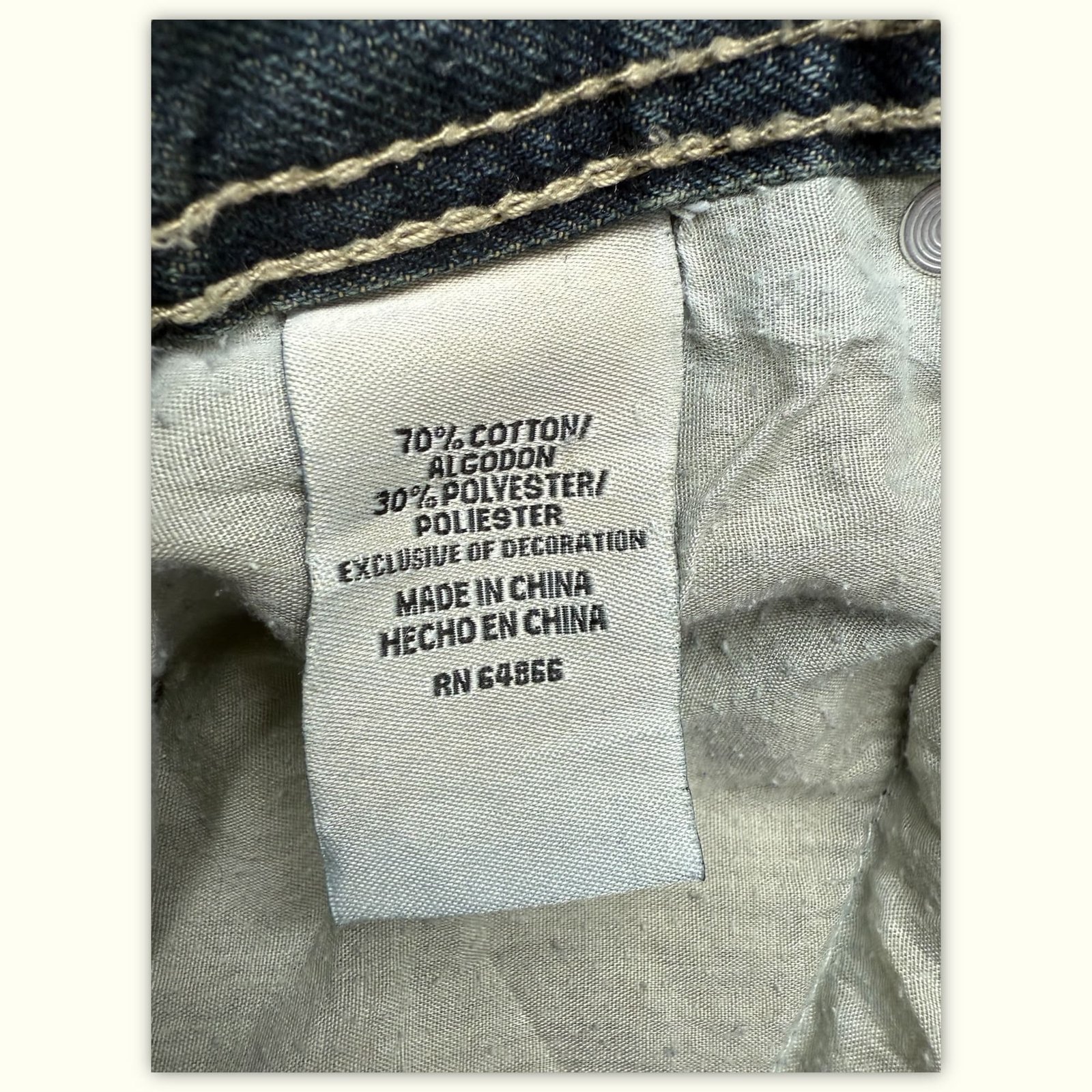 Modern Culture Jean Baggy Homme 2000s Streetwear – W44